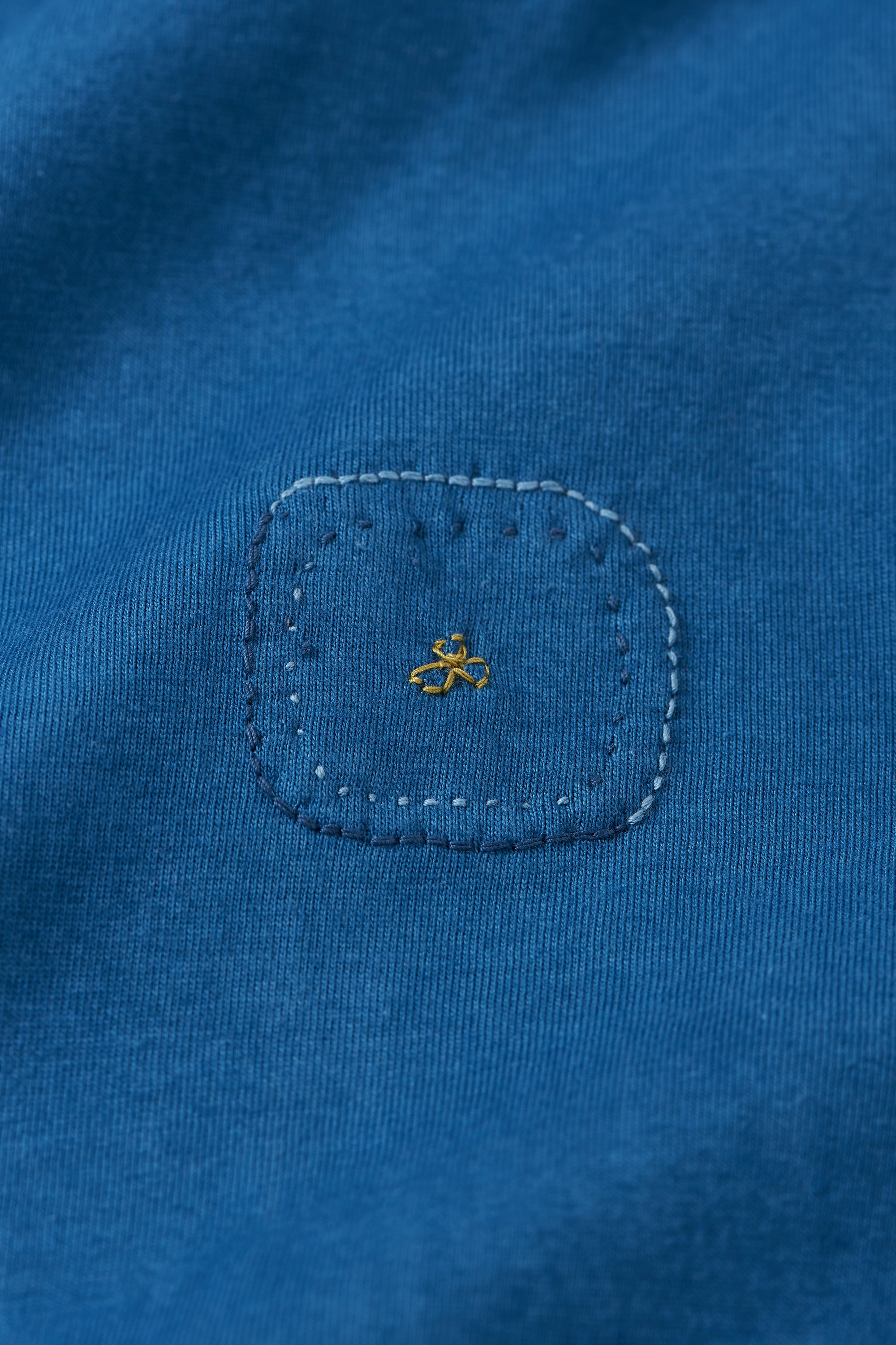 INDIGO COTTON T-SHIRT