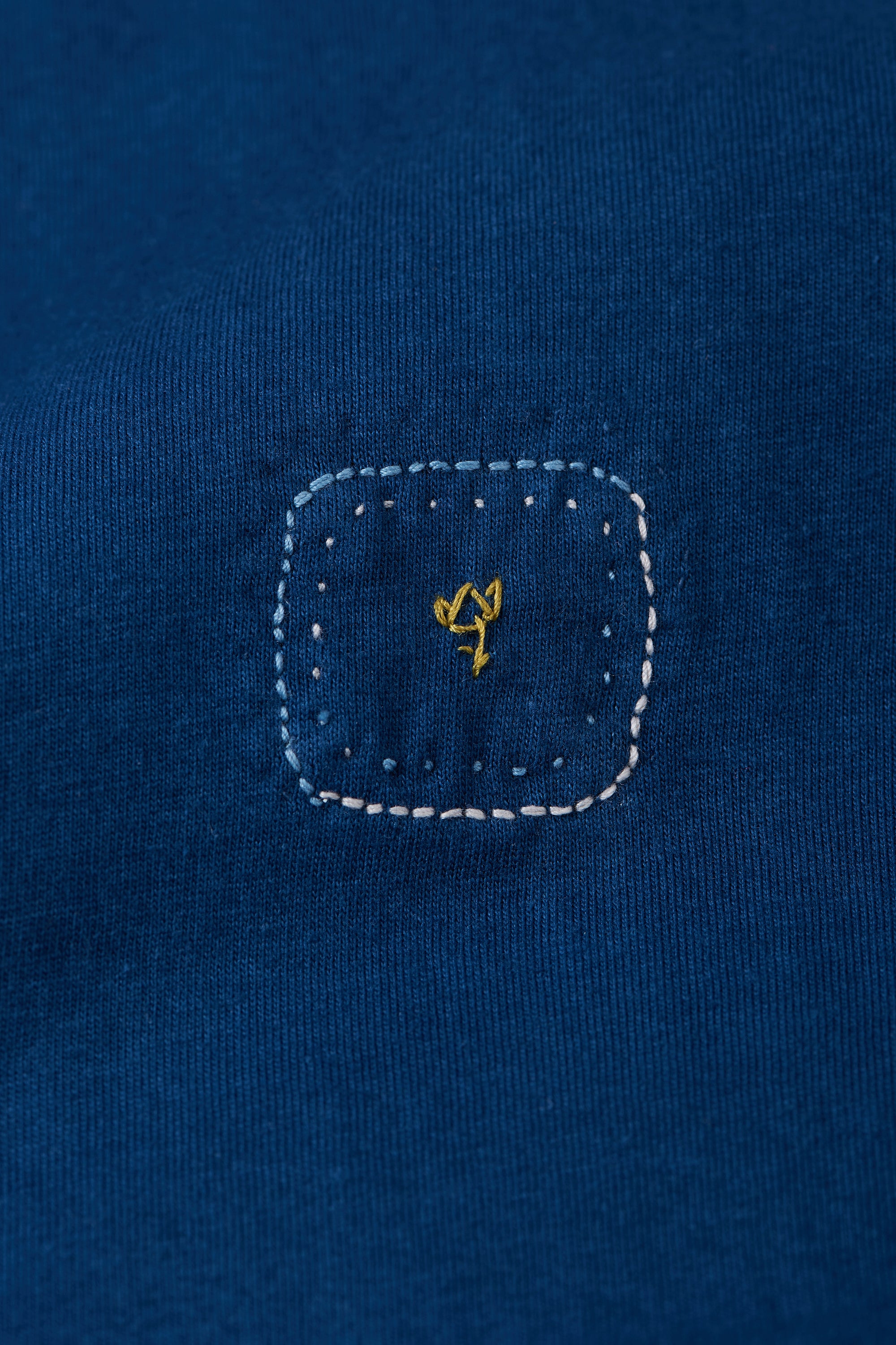 MEDIUM INDIGO COTTON T-SHIRT
