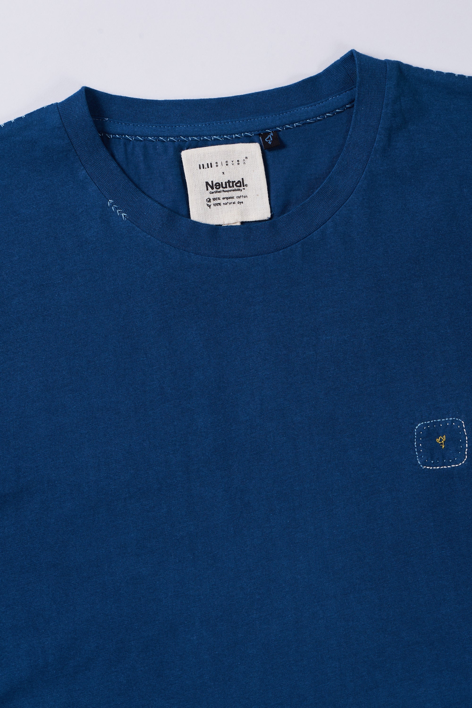 Medium Indigo Cotton T-Shirt