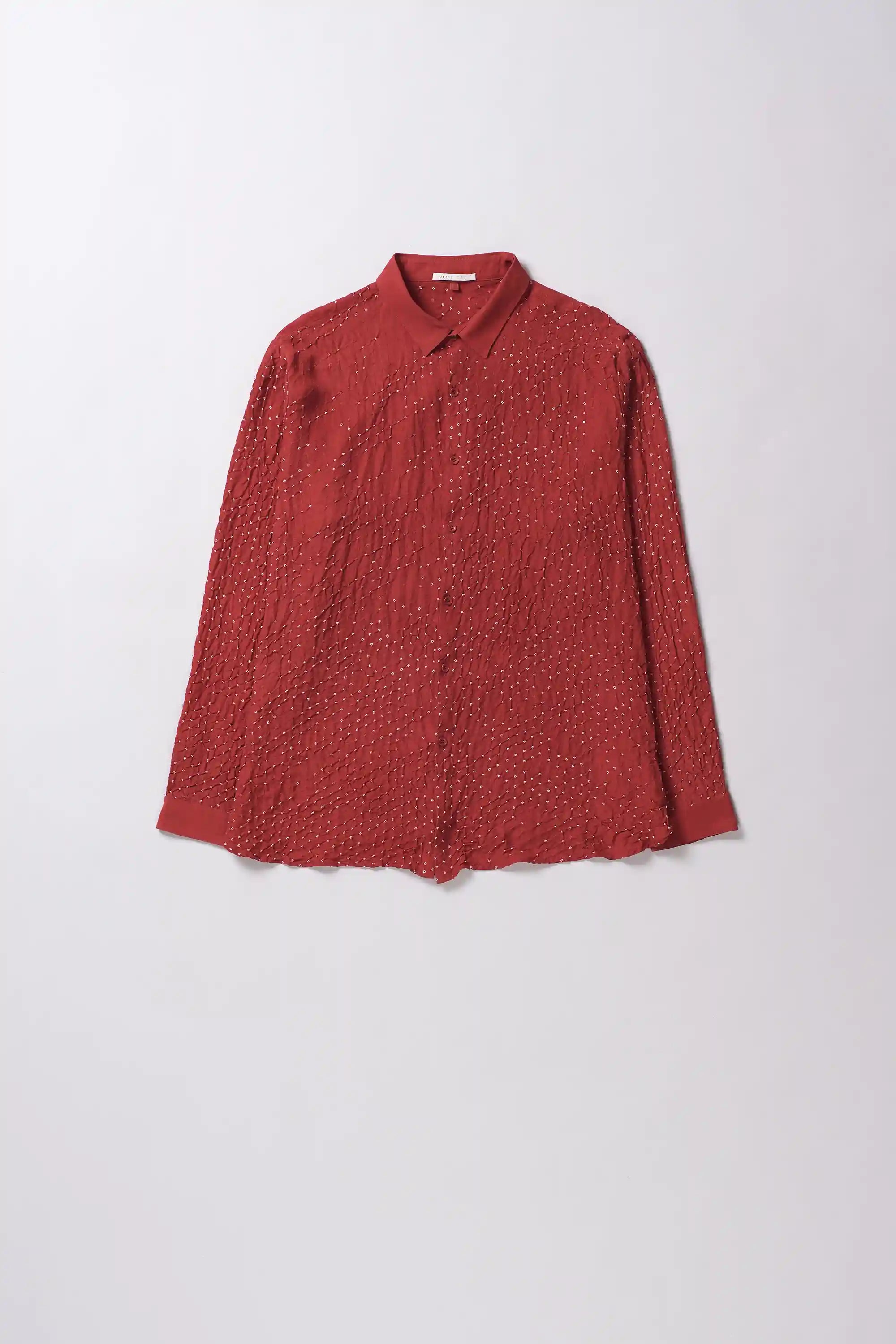 Bandhani Unisex Shirt in Red