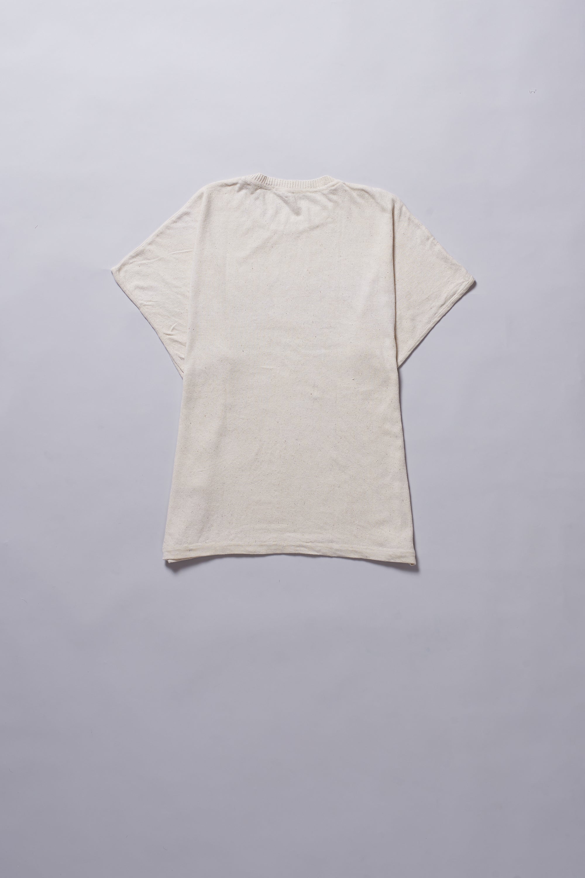 UNDYED COTTON KNITTED T-SHIRT