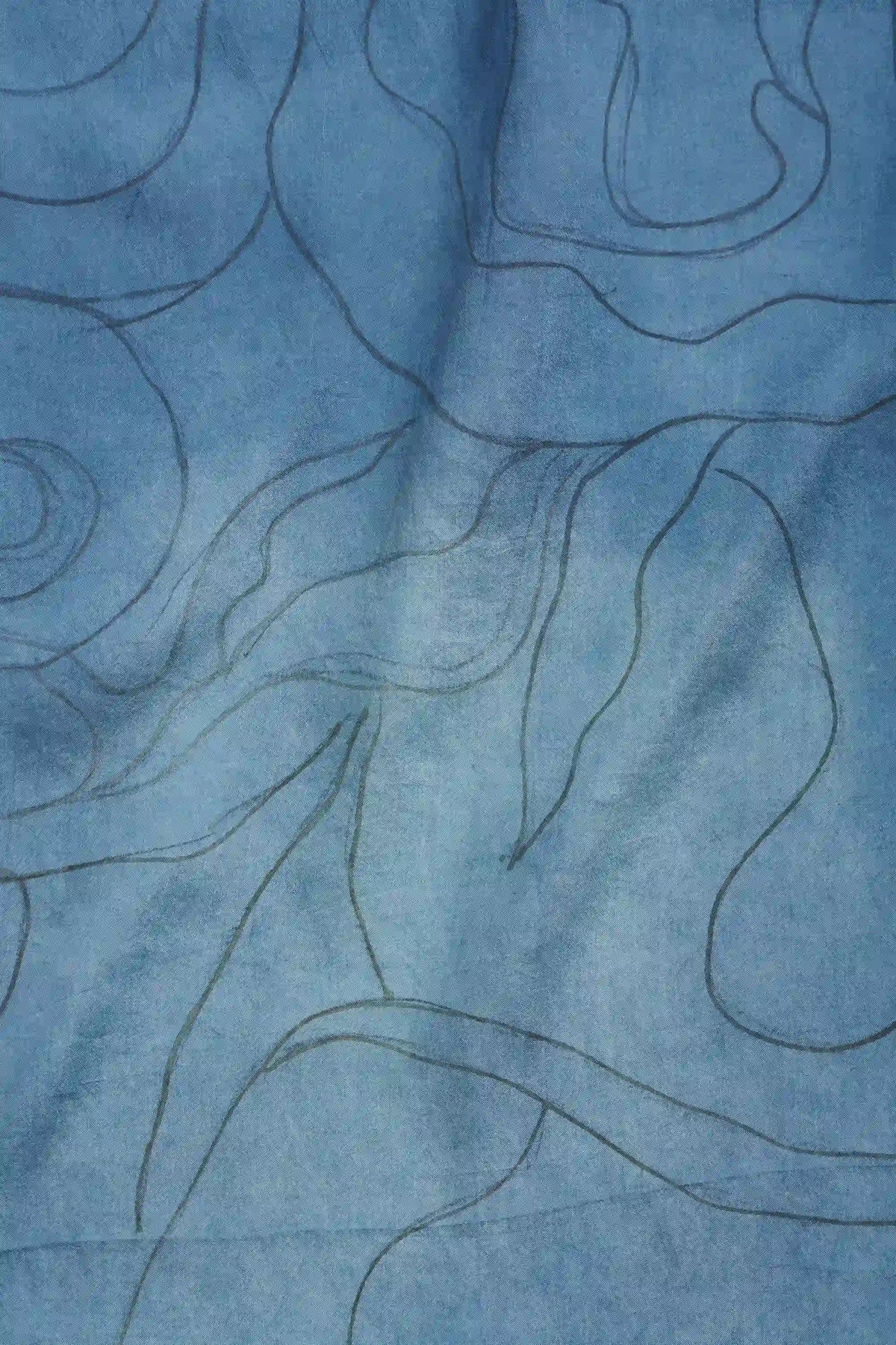 Hand Painted Silk Dress
