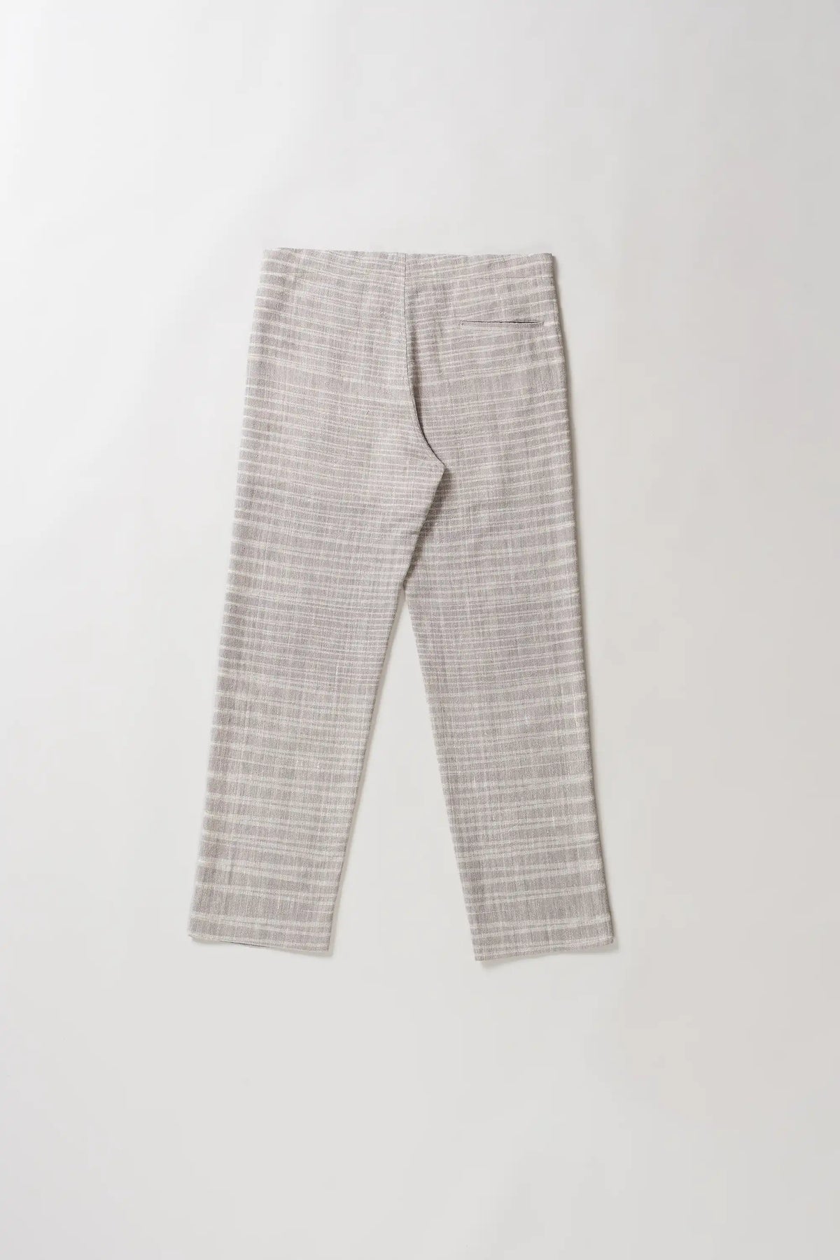 Smoke Unisex Drawstring Ikkat Trousers