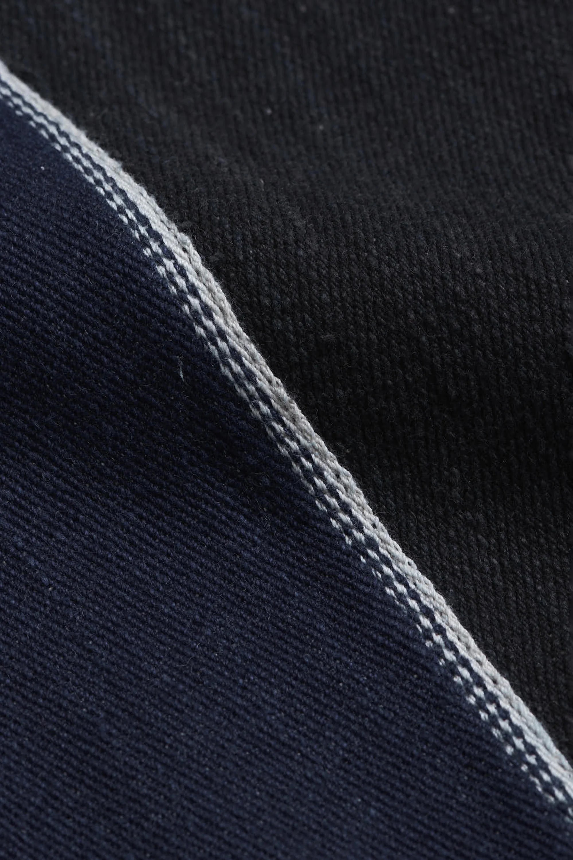 Close-up of a indigo fabric