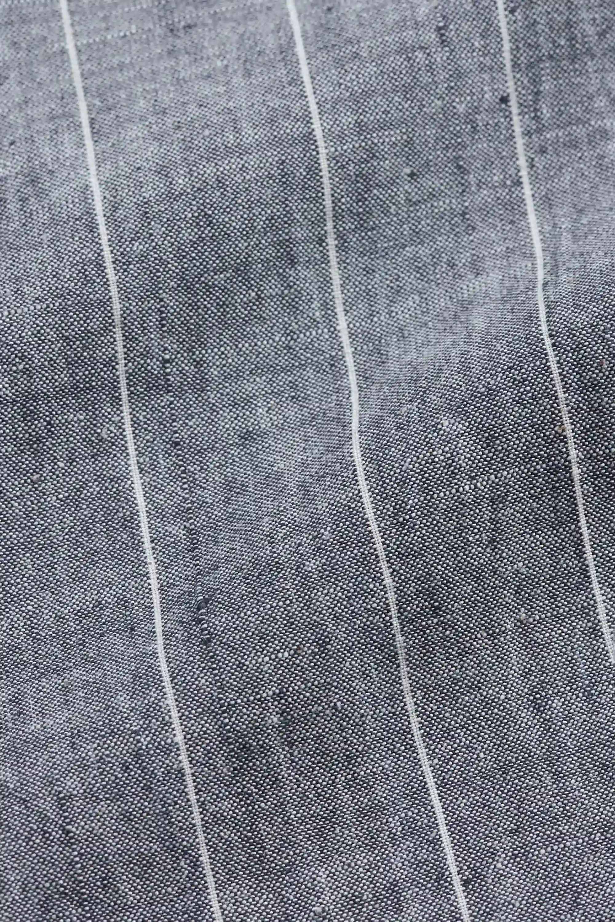Close-up of grey fabric