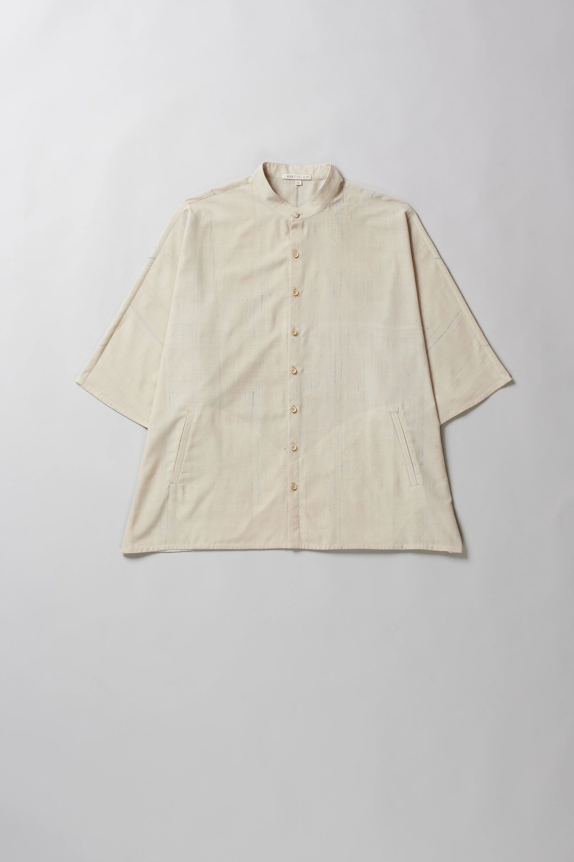 Cotton Shirt in Ecru