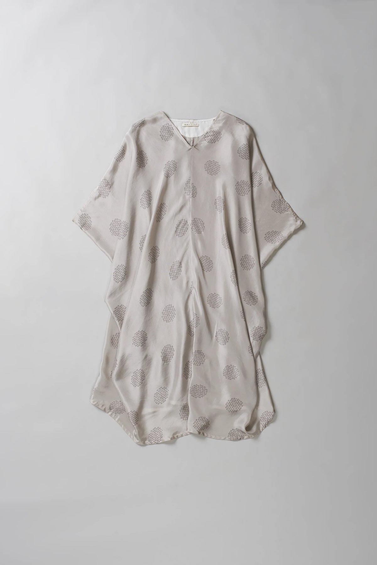 Screen Printed Dress in Smoke