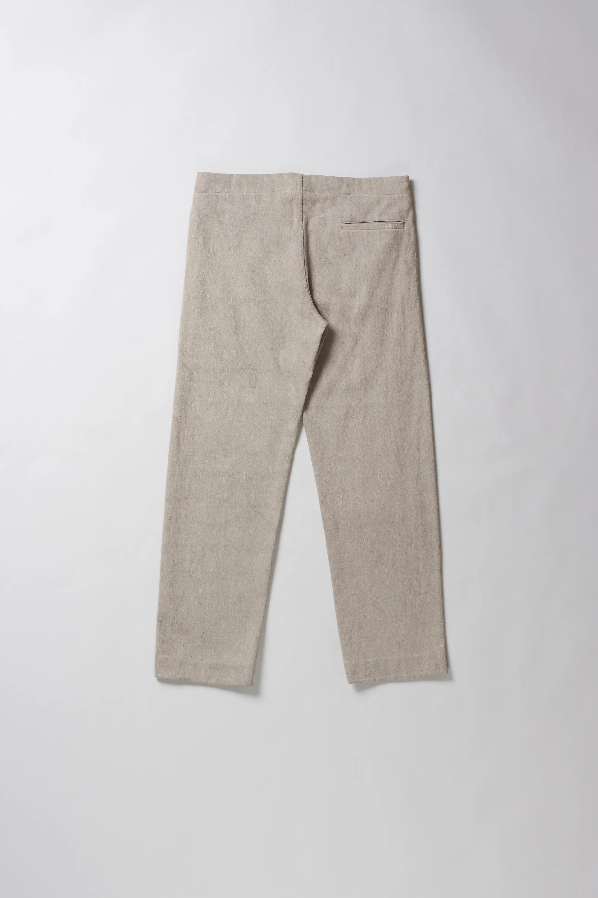 Back image of smoke cotton pant