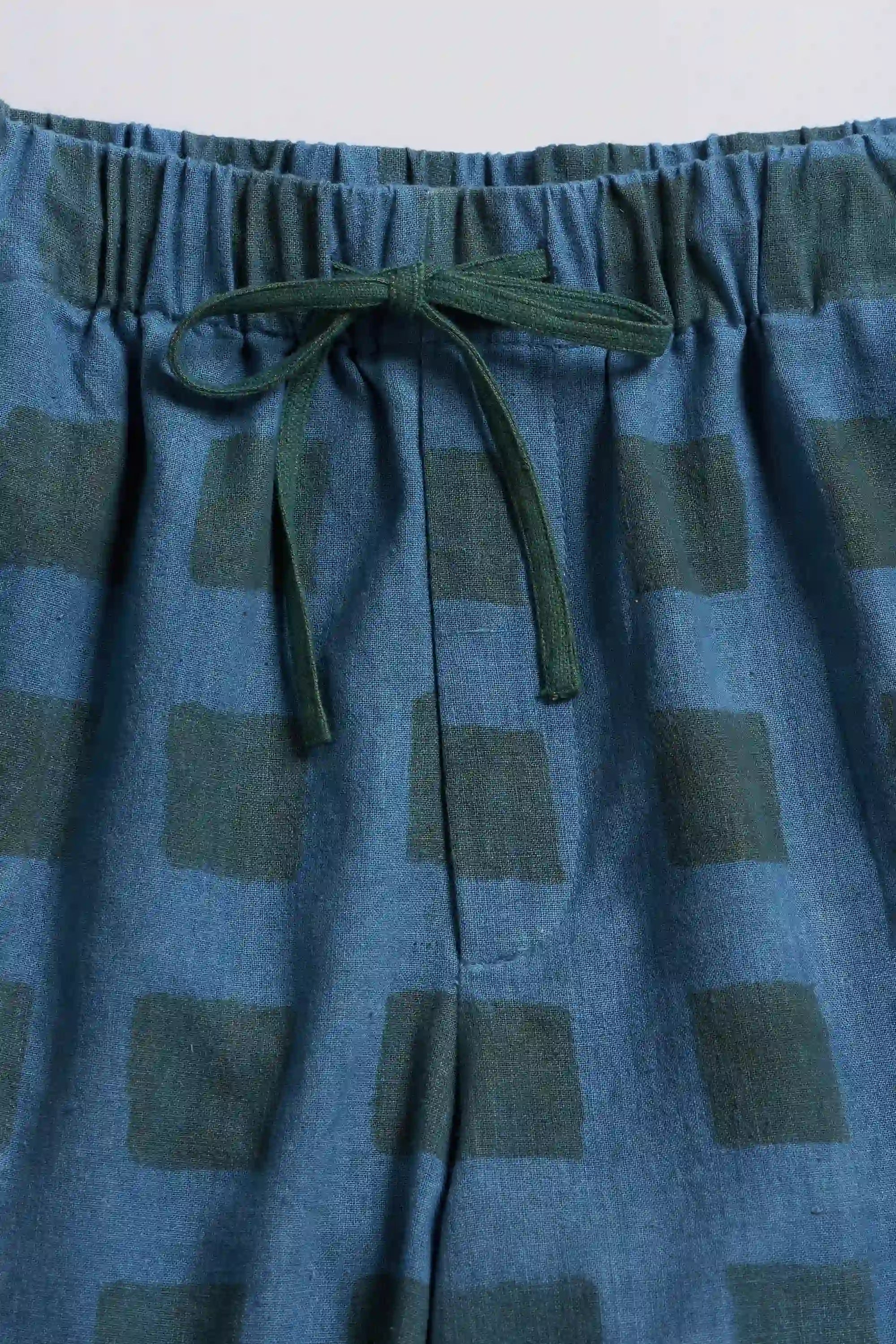 Fabric close-up with drawstring
