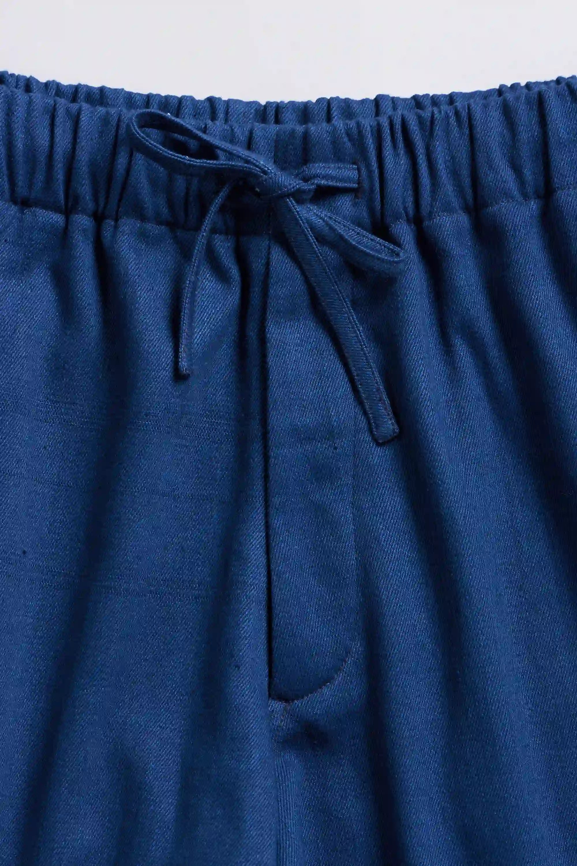 Fabric close-up with drawstring