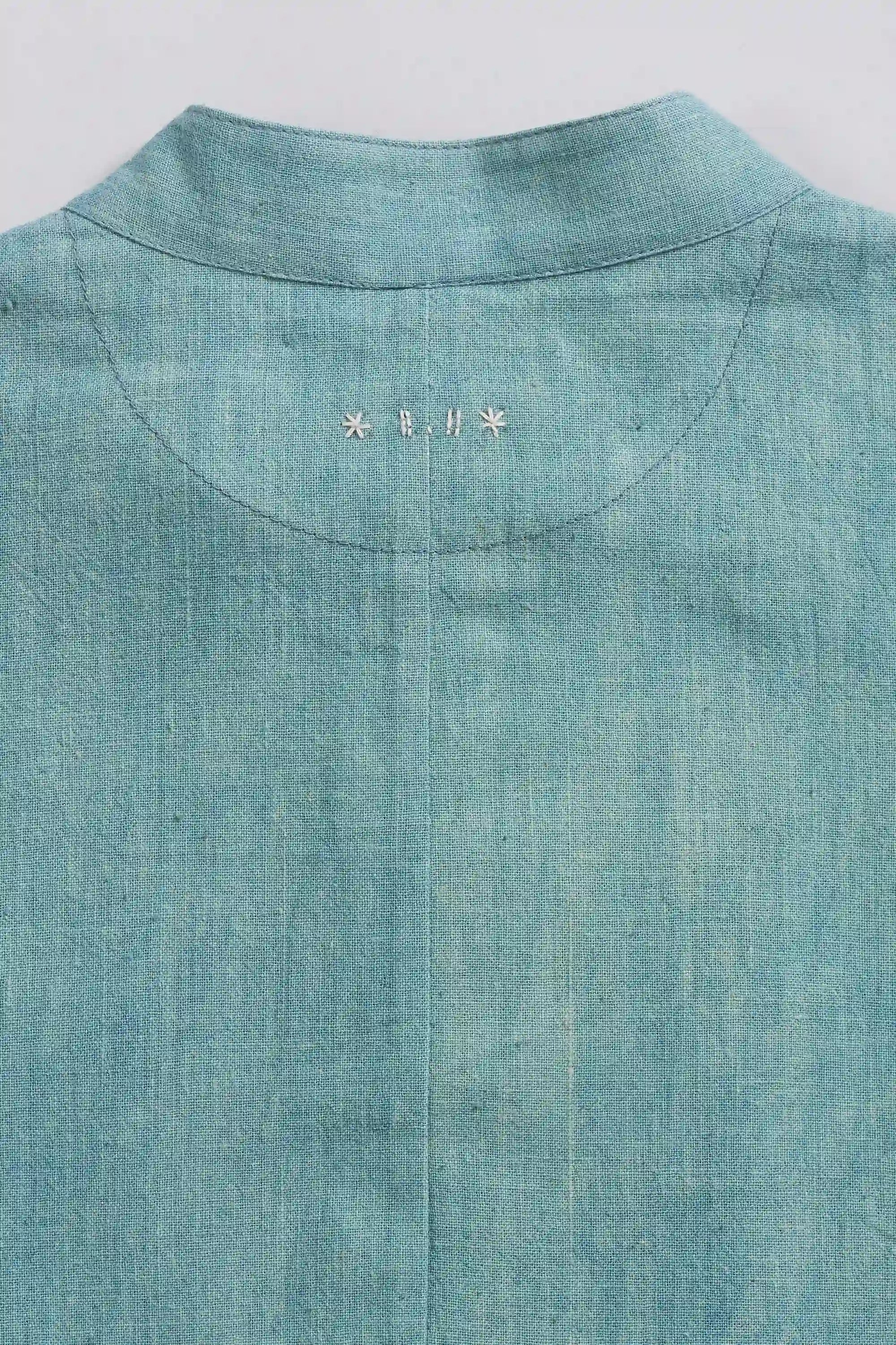 Cotton Shirt in Turf Green