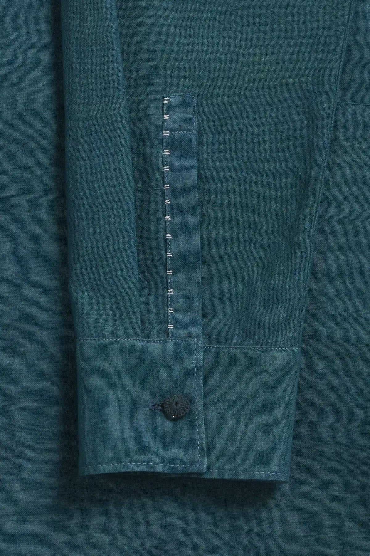 Bottle Green Cotton Shirt