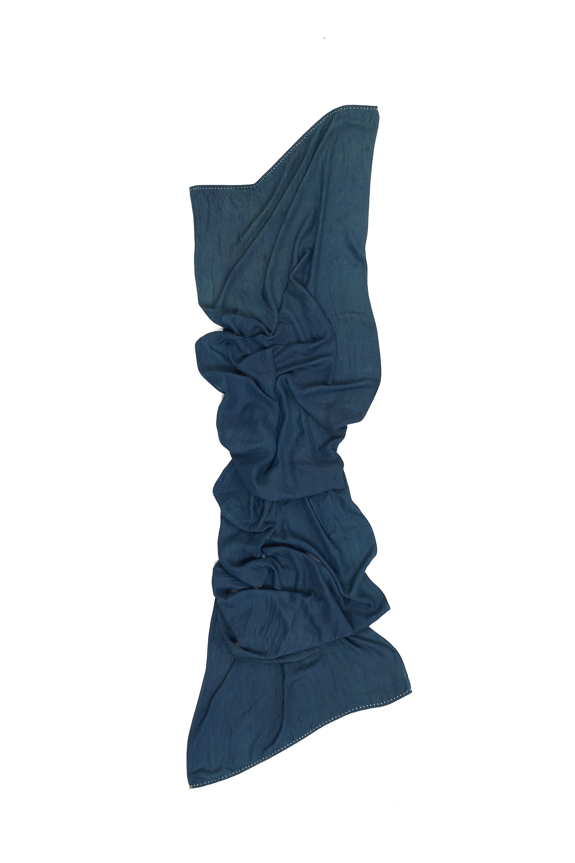 TEAL FINE SILK SCARF