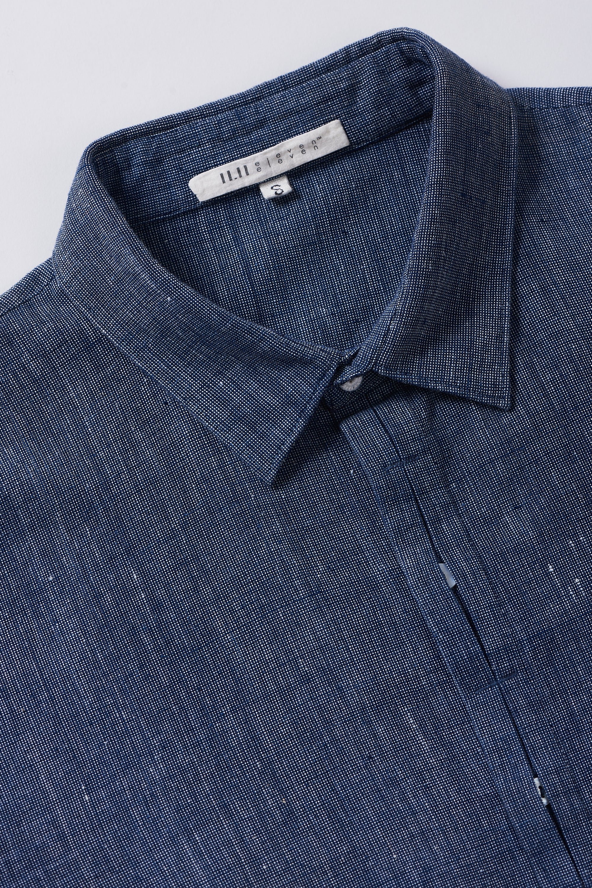 MEN COTTON  SHIRT IN INDIGO