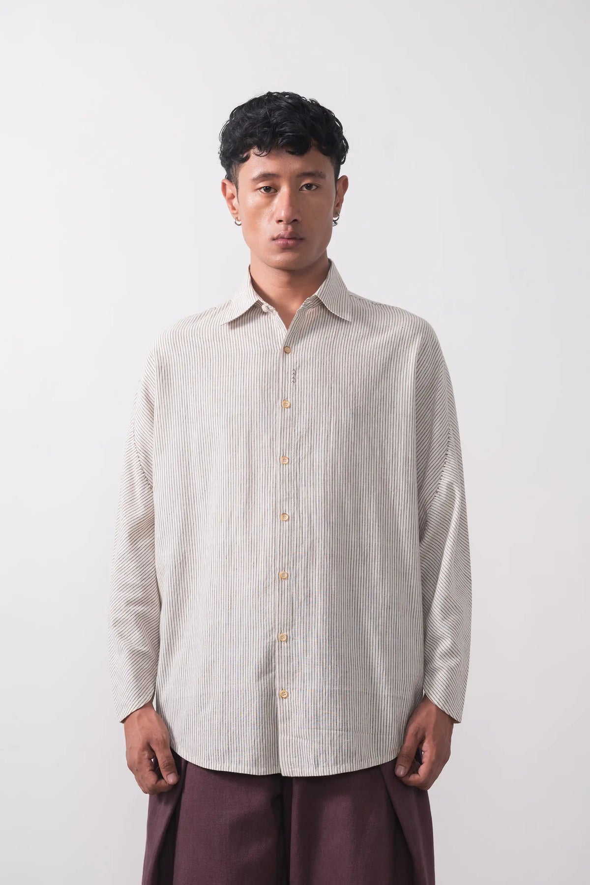 Yarn-Dyed Button Down Shirt