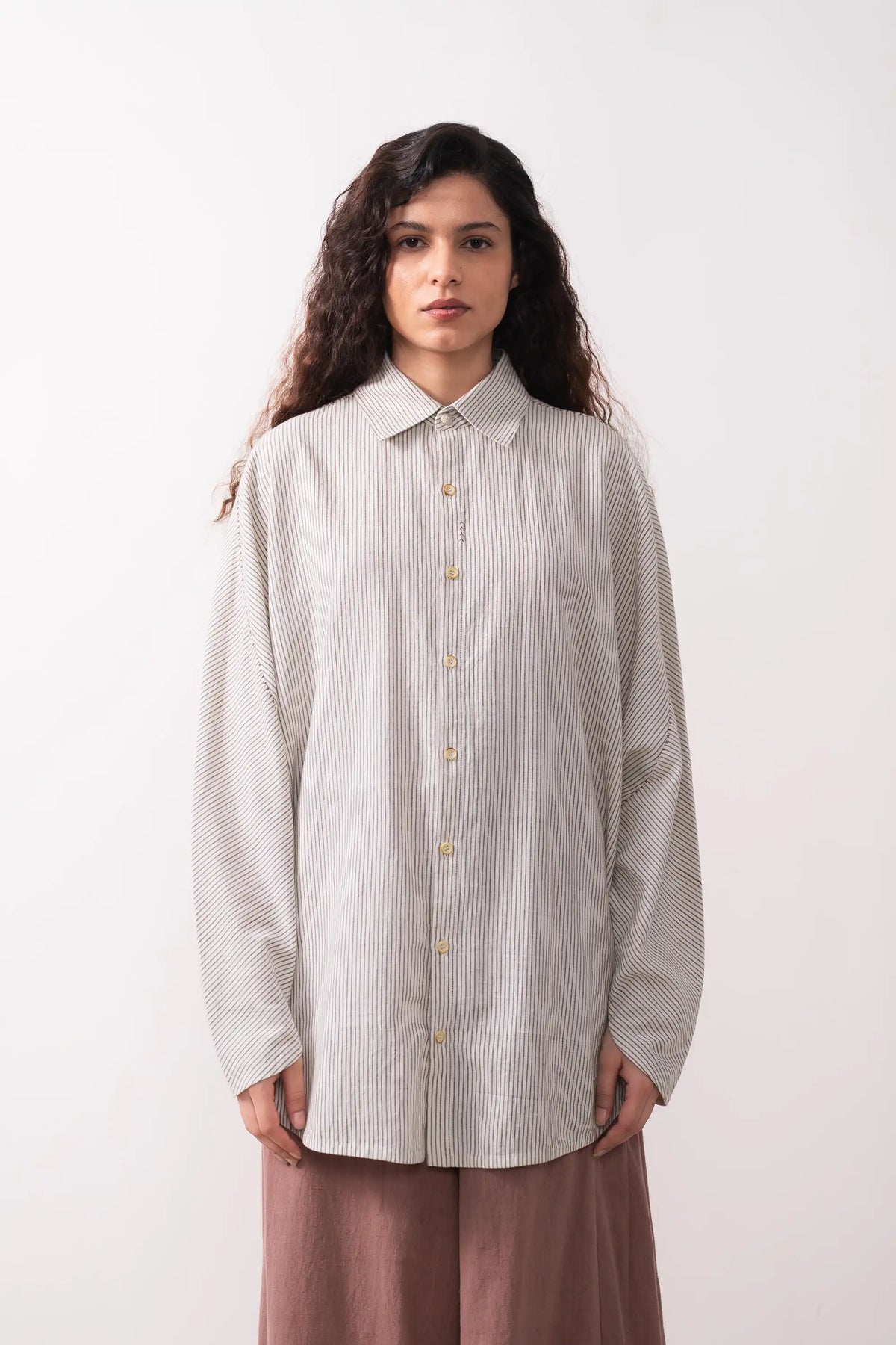 Button Down Yarn-Dyed Shirt