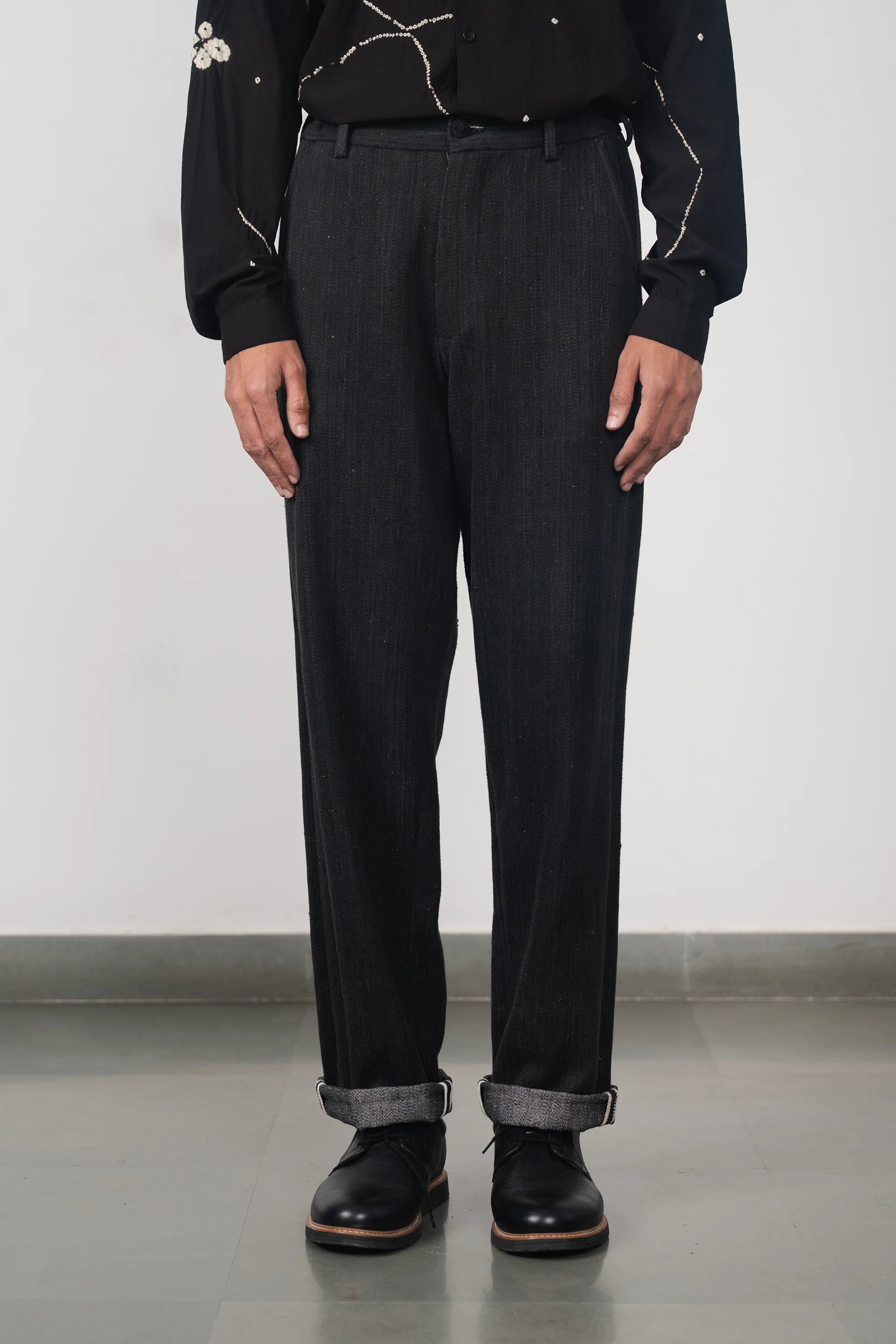 Organic Cotton Denim Trousers