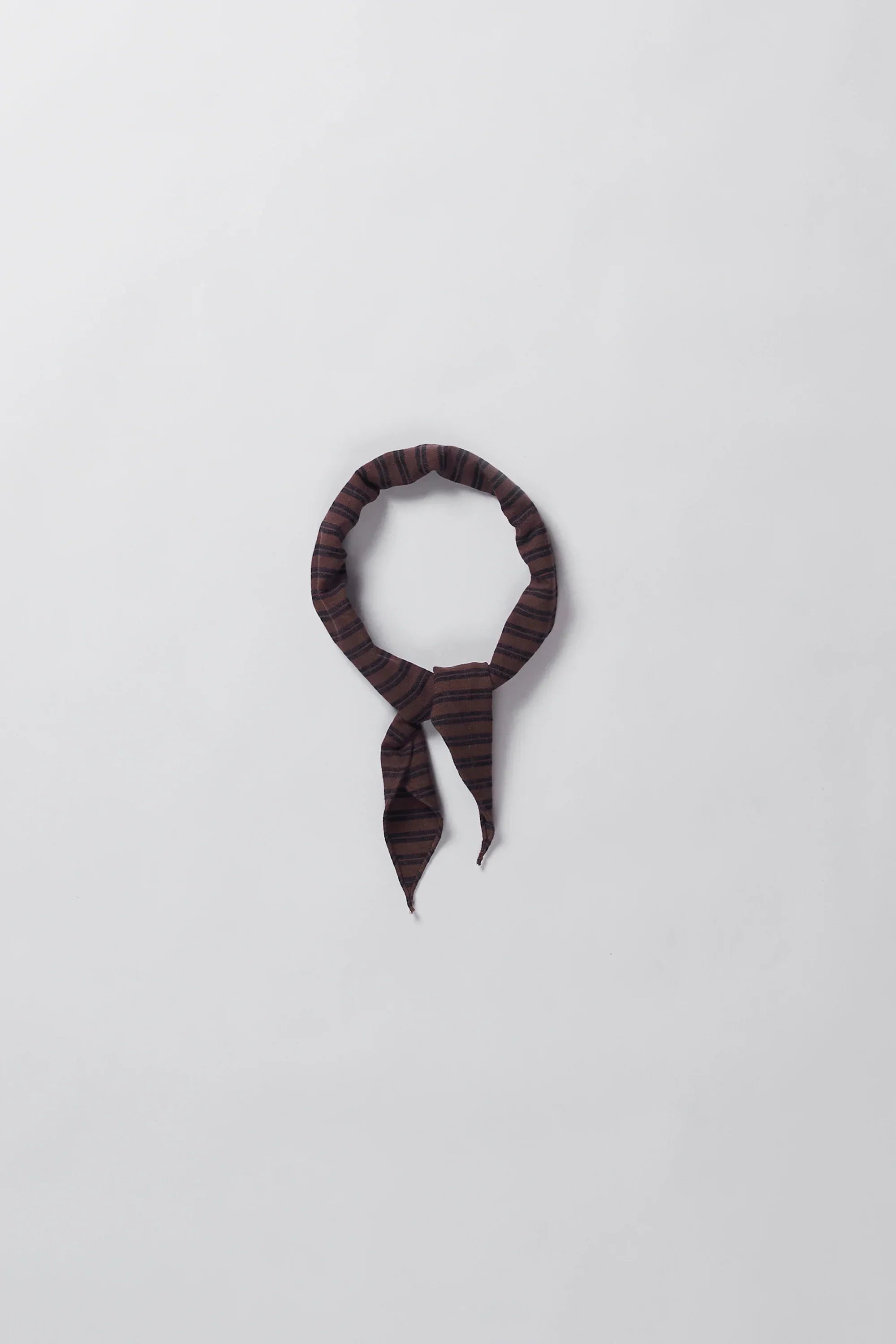 Yarn Dyed Bandana in Burnt Umber