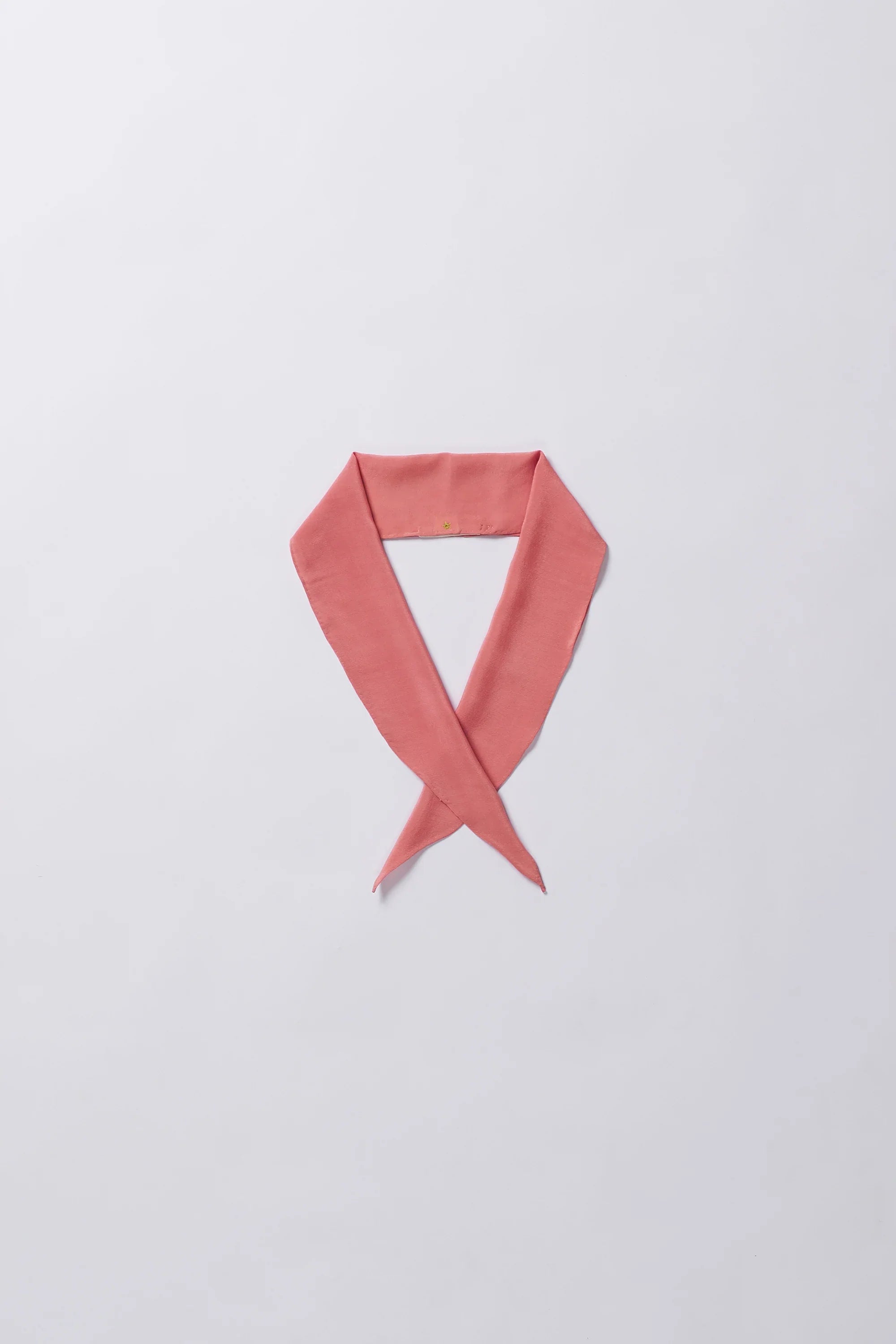 Chalk Pink Shibori Silk Bandana