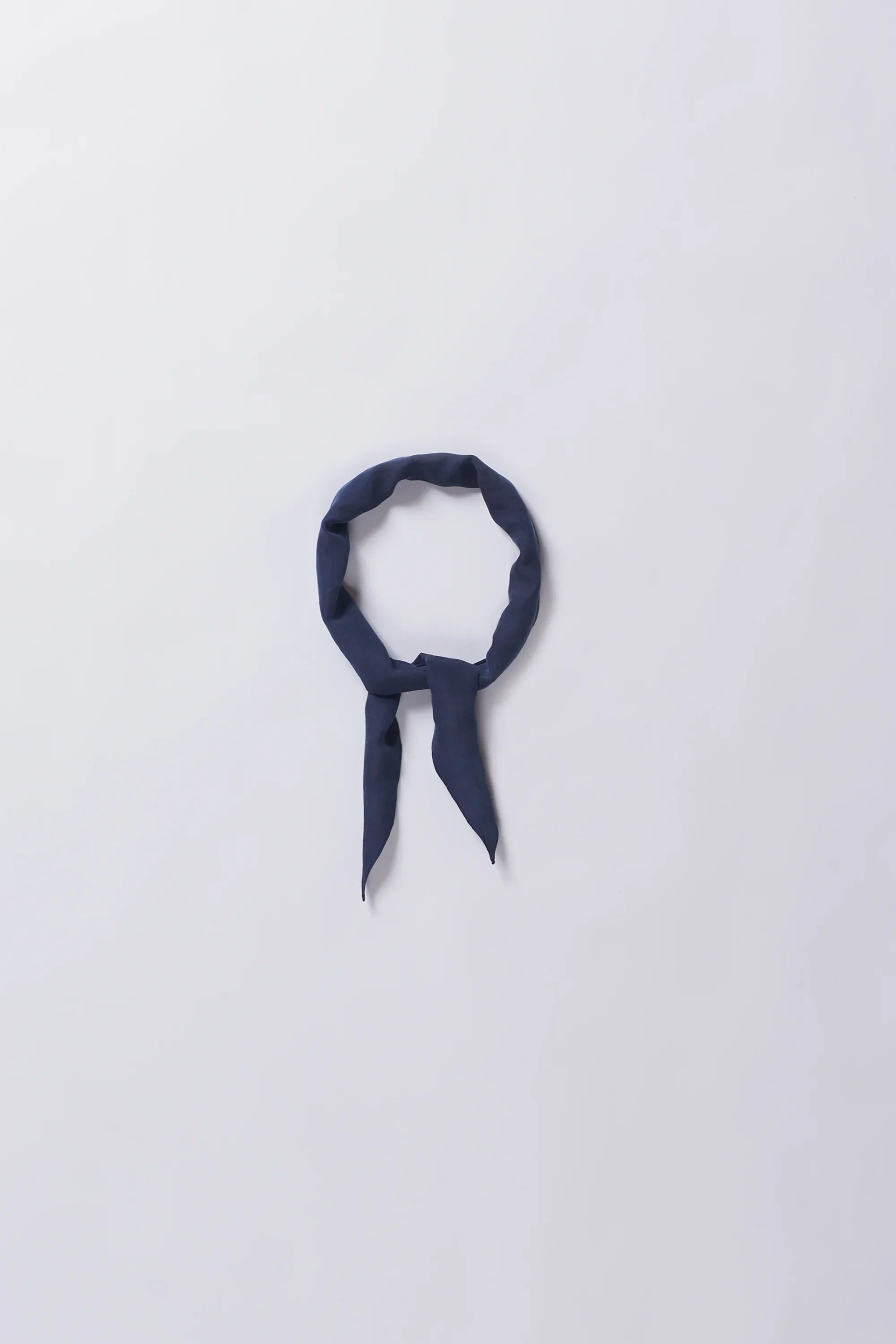 Silk Bandana in Medium indigo