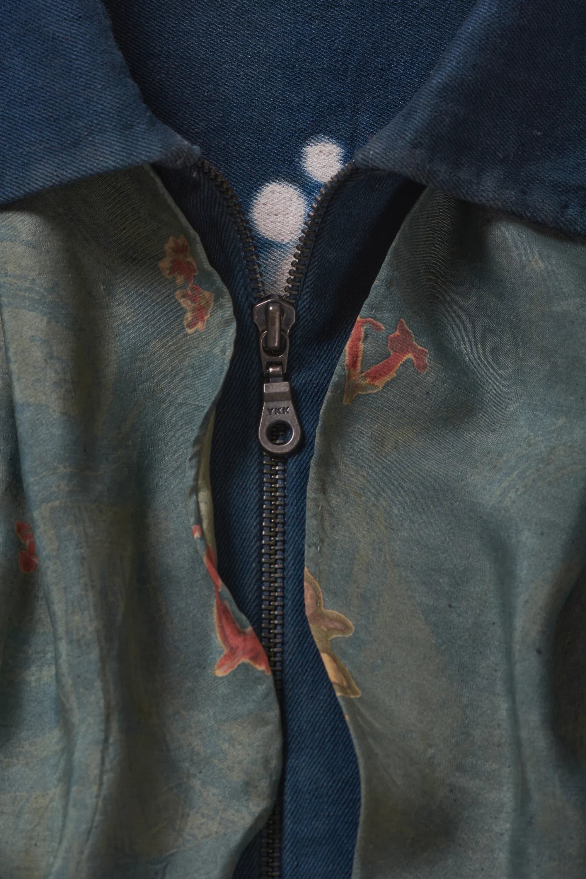 Leaf Green Screen Printed Silk Bandana