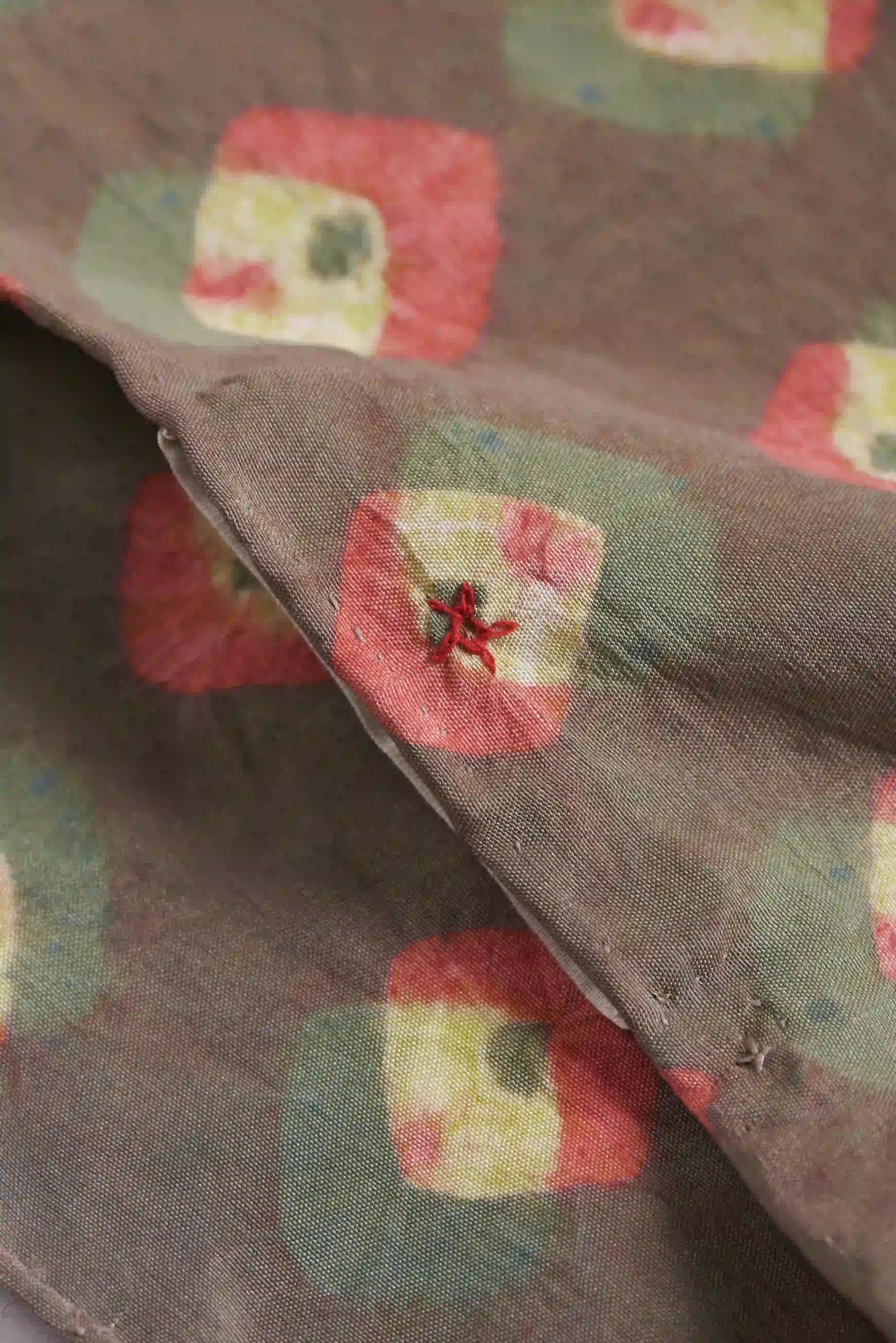 Vibrant Silk Bandhani Bandana