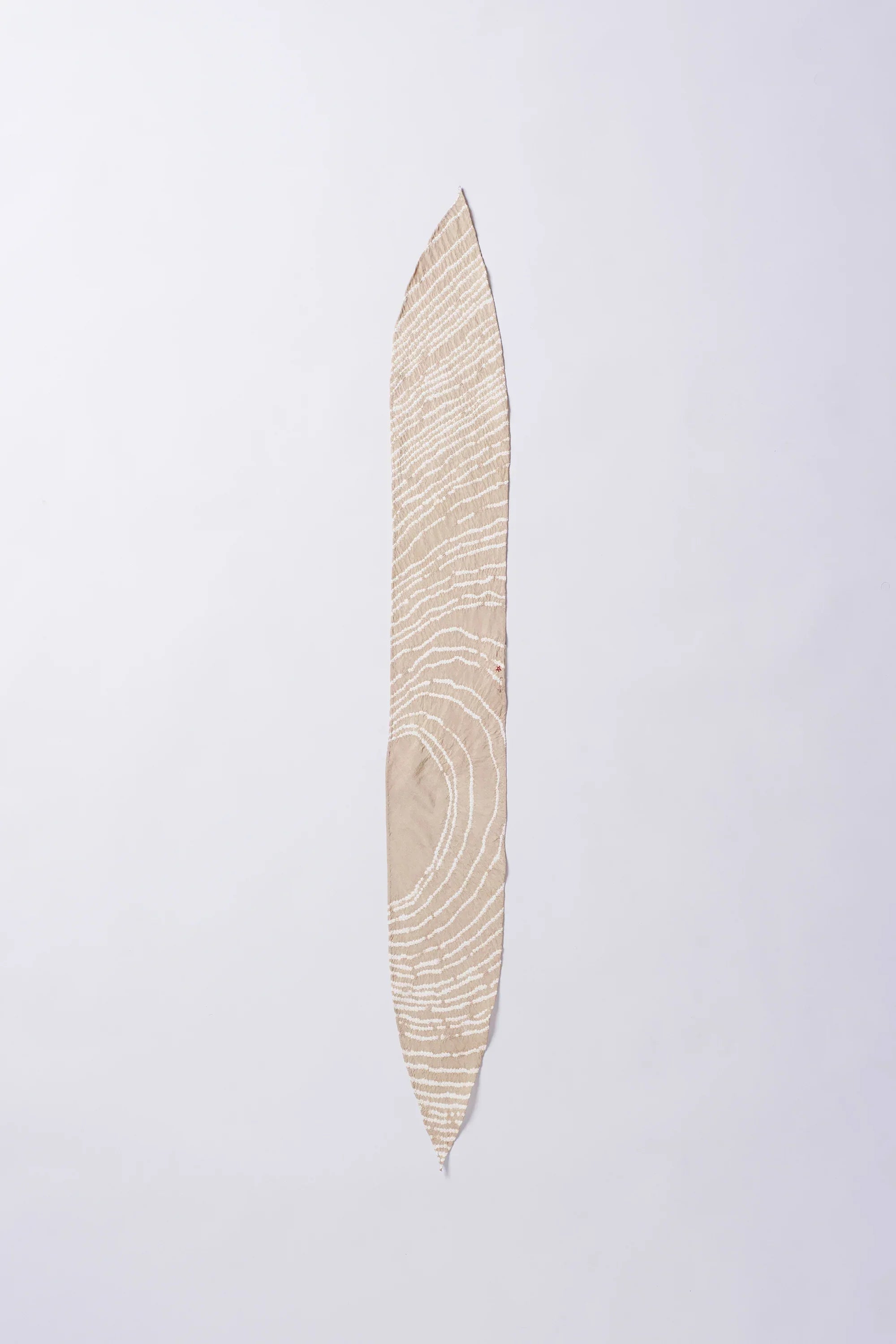 Silk Bandhani Bandana in Vintage Pink