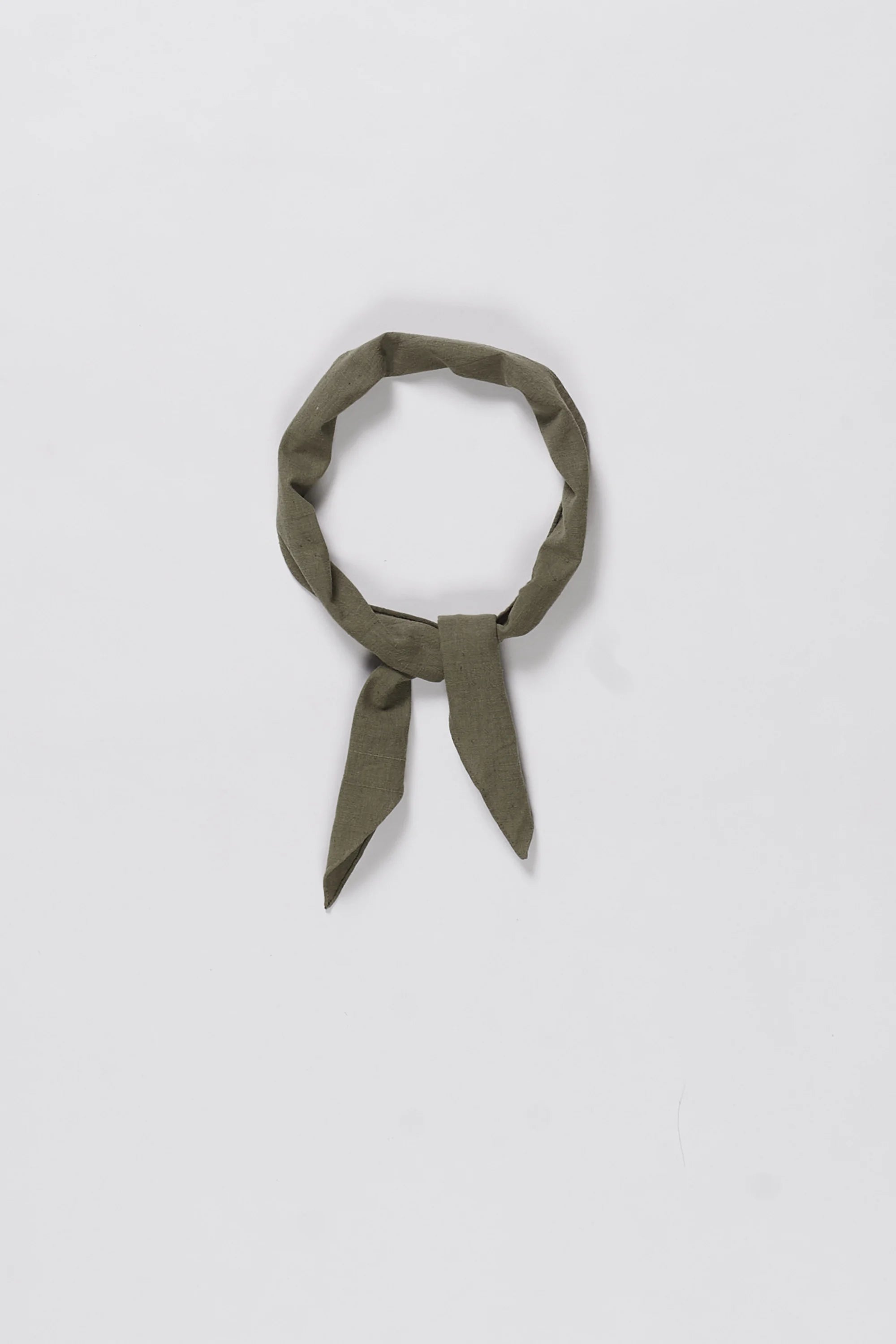 Cotton Bandana in Khakhi Green