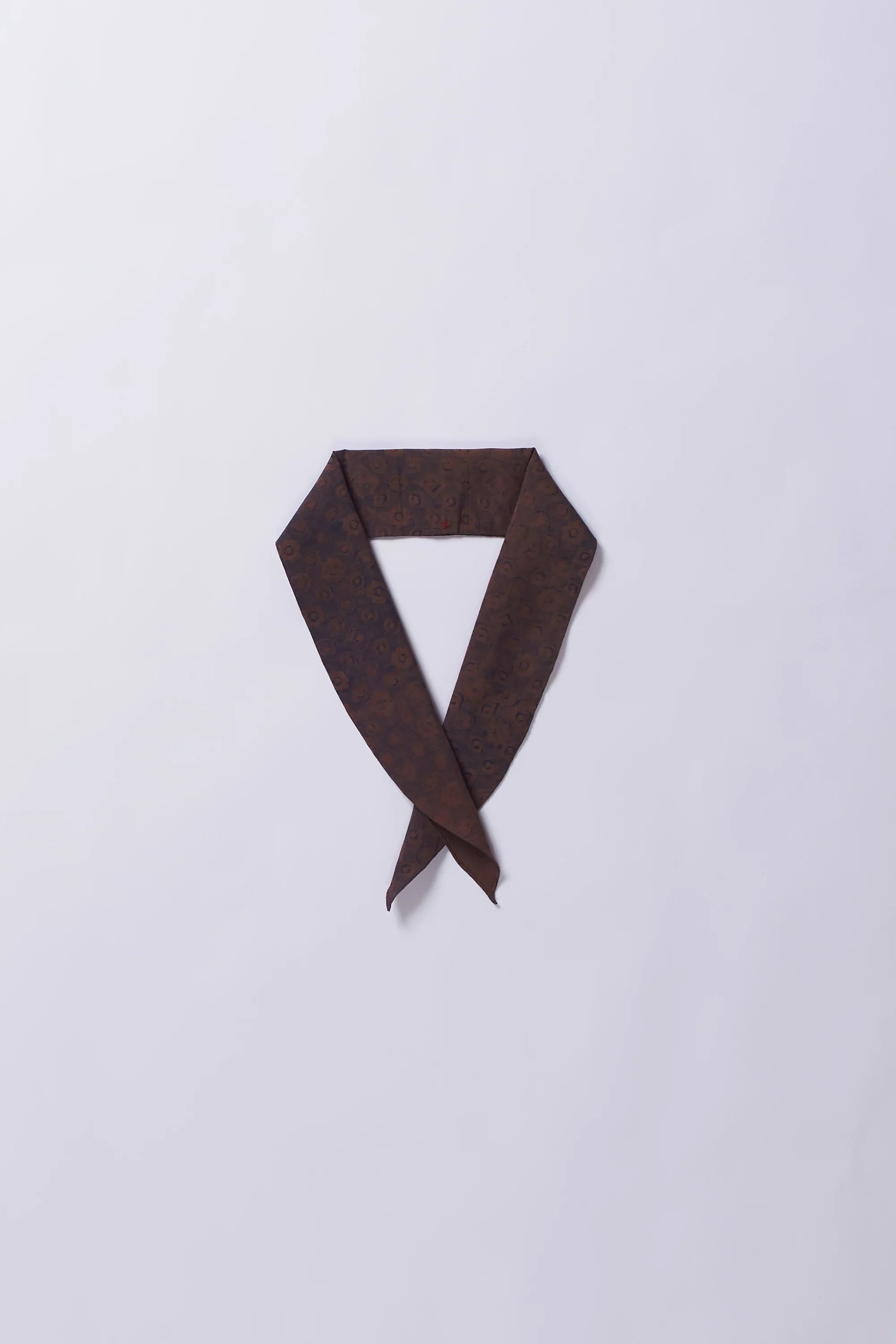 Screen Printed Bandana in Burnt Umber