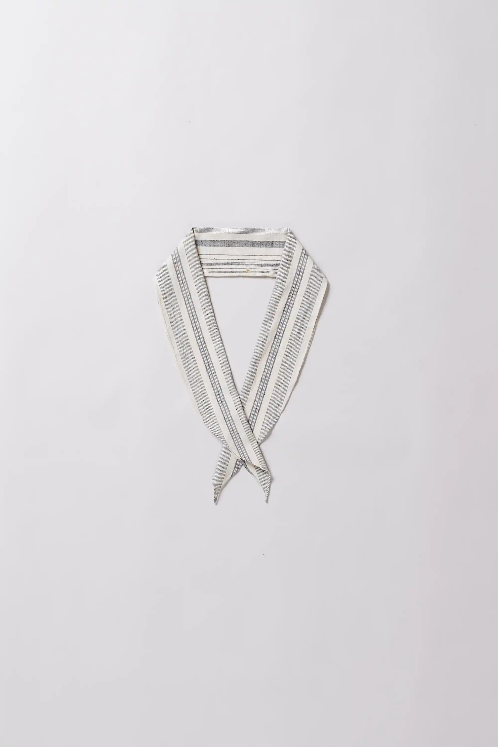 Striped Bandana in Black