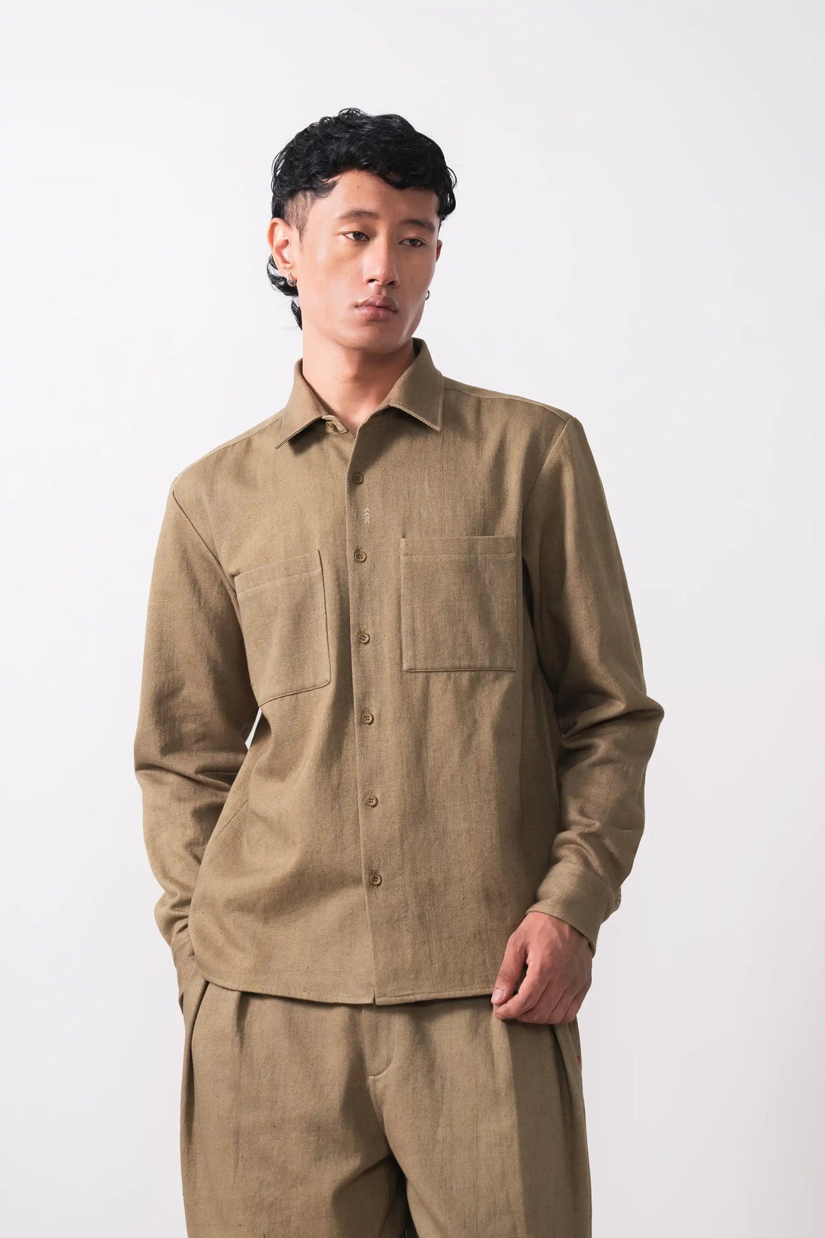 Breeze Shirt in Filter Coffee