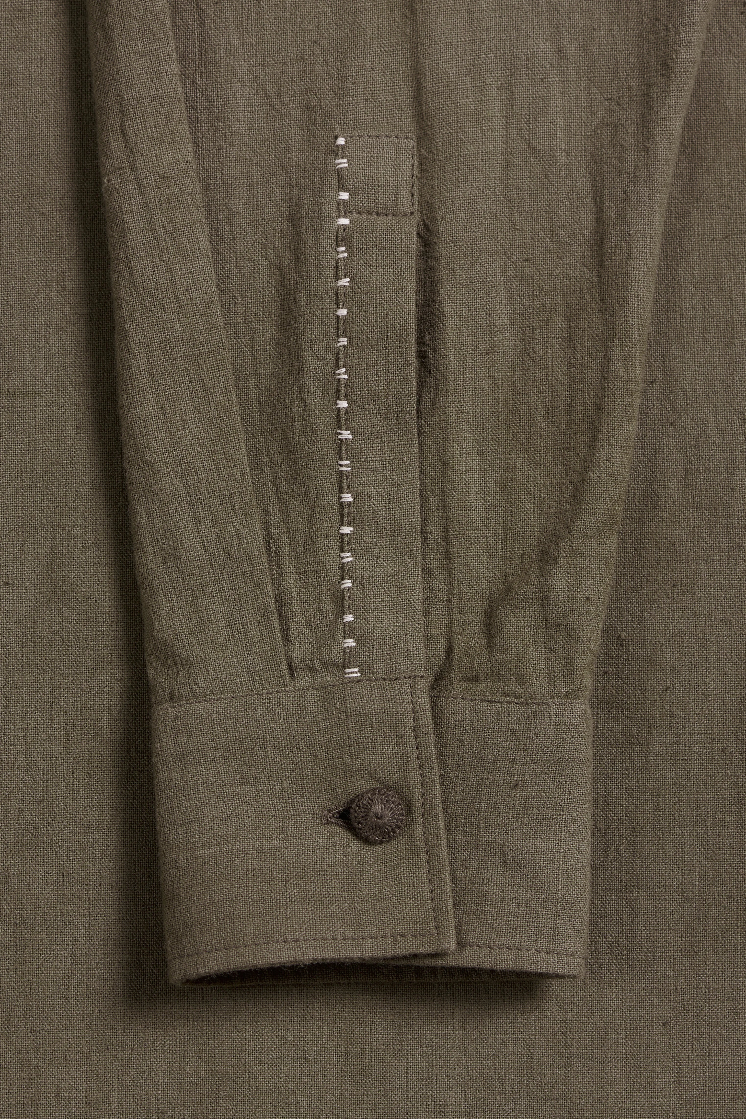 Khakhi Green Shirt Relaxed Fit