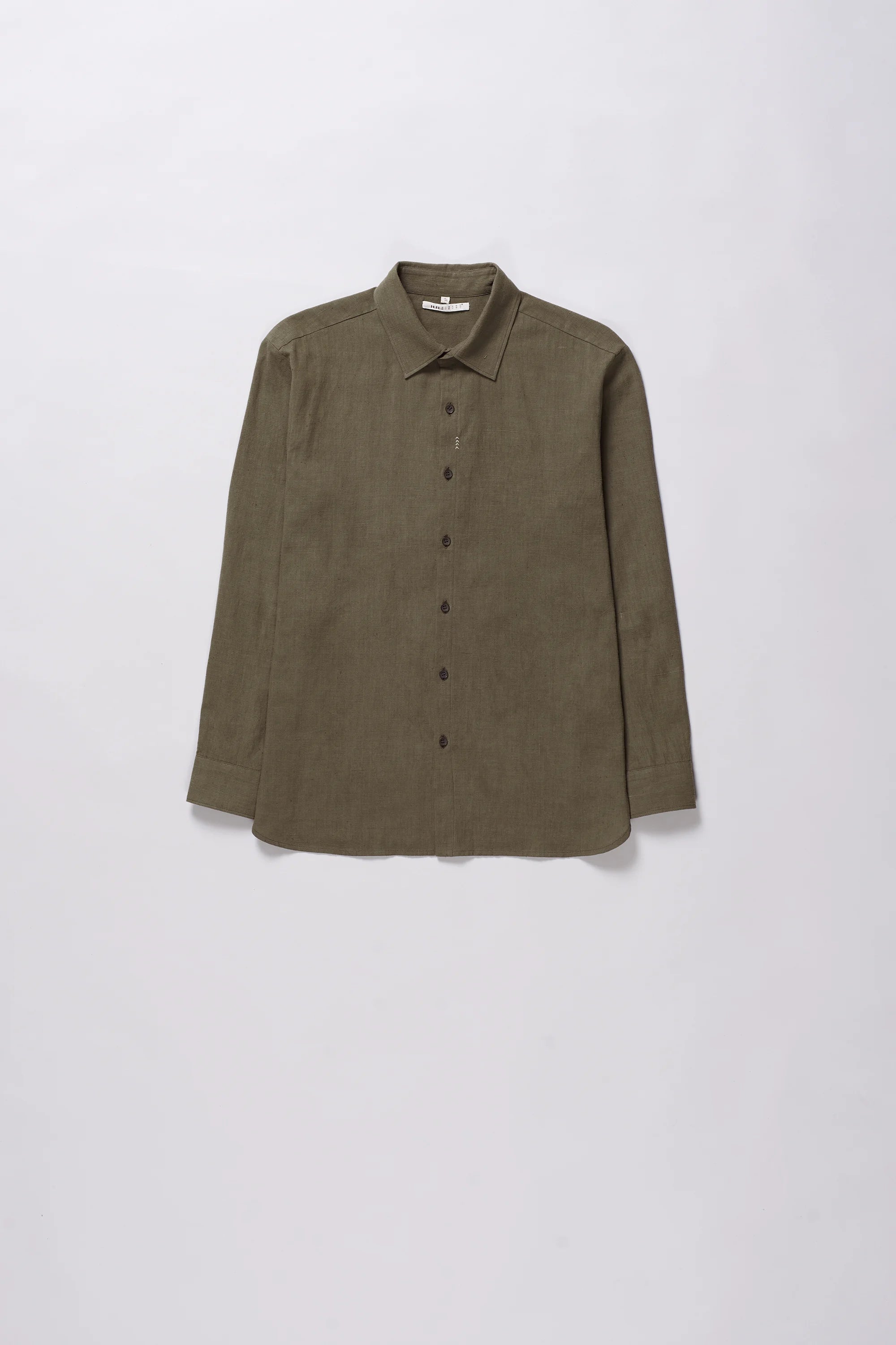 Khakhi Green Shirt Relaxed Fit