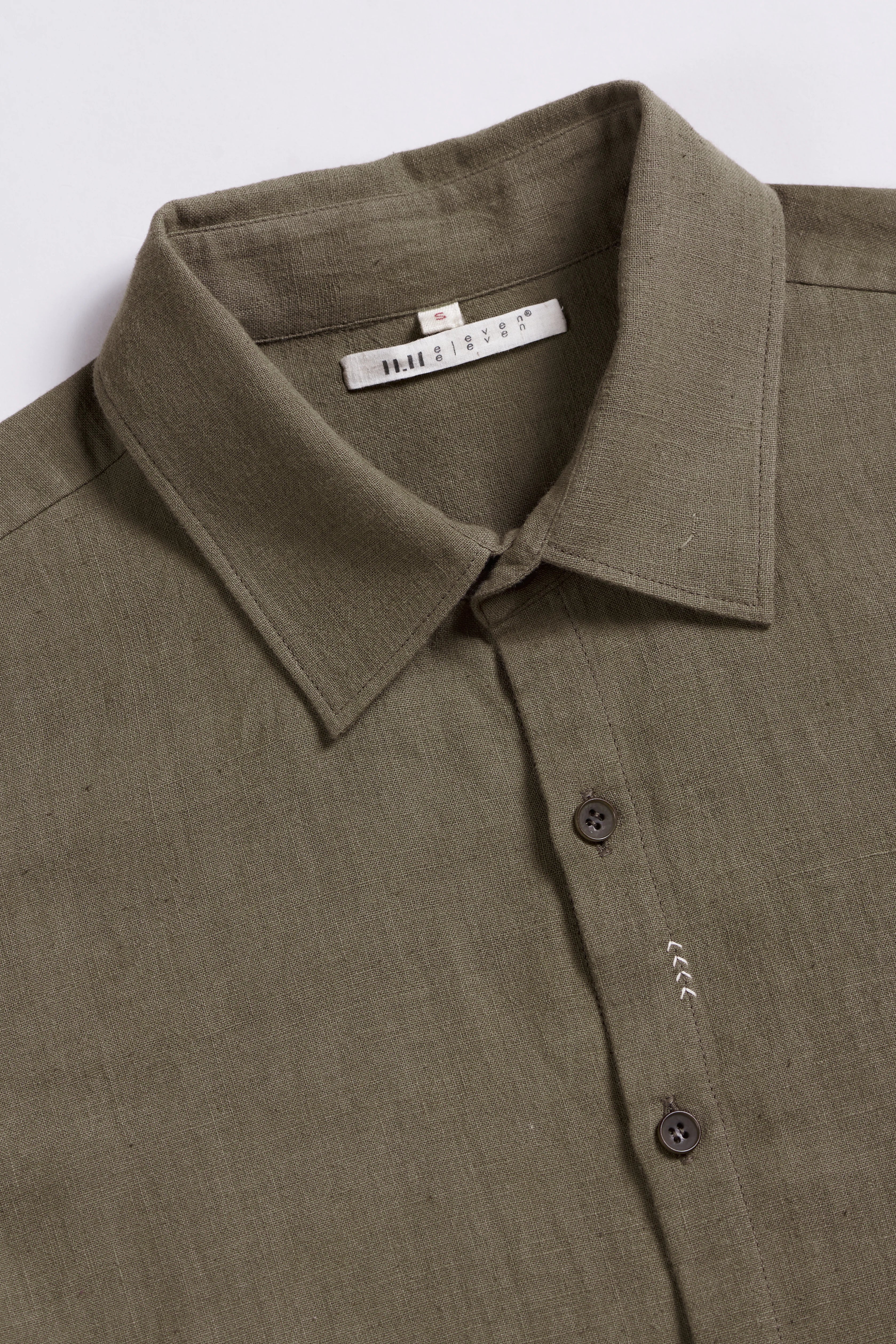 Khakhi Green Shirt Relaxed Fit