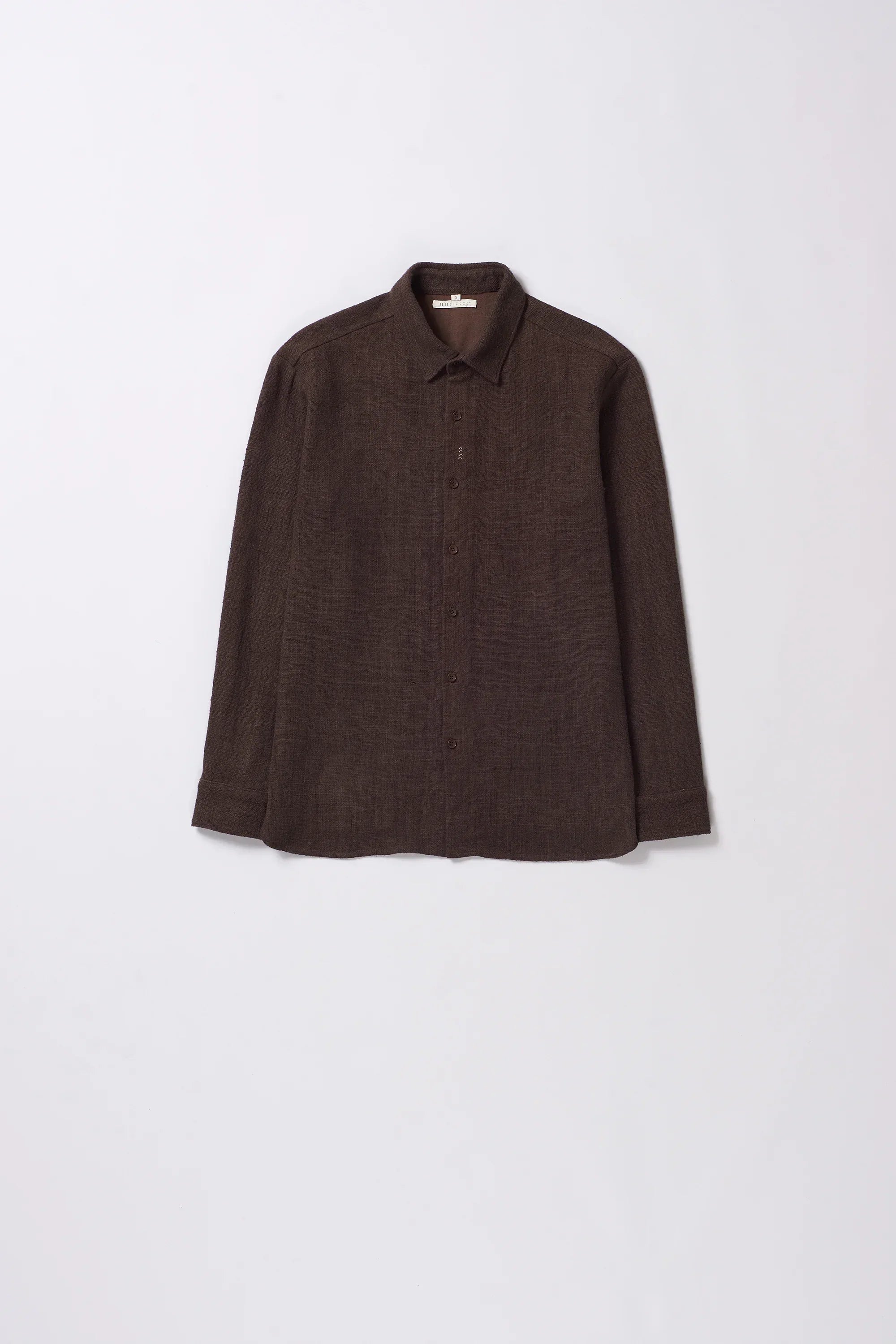 shirt relaxed fit in burnt umber