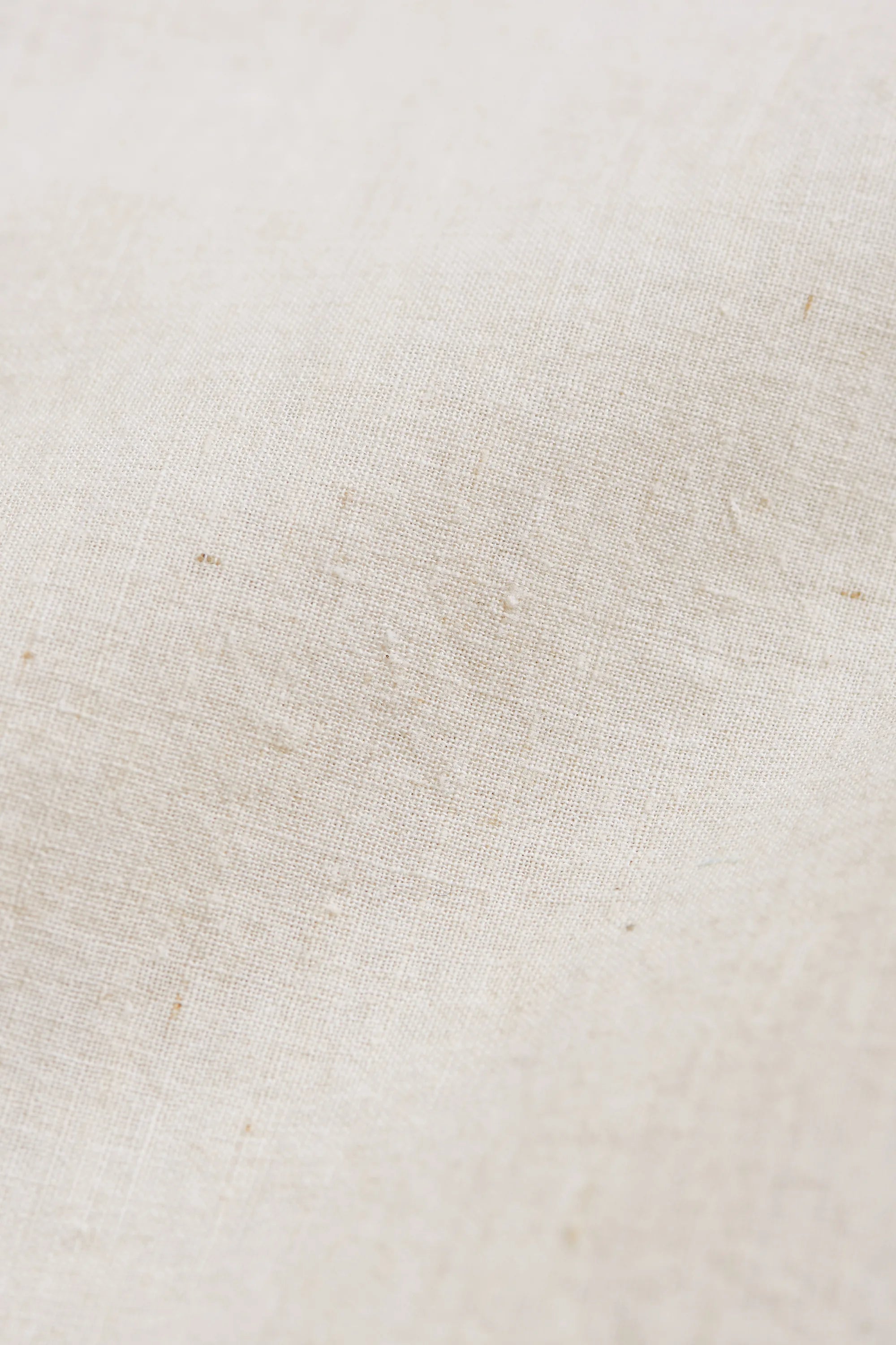 Close-up of ecru fabric 