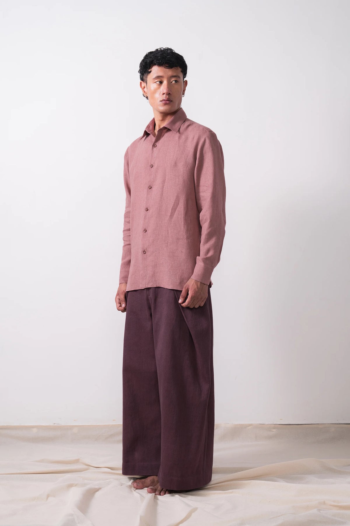Brelove Shirt in Dusky Mauve