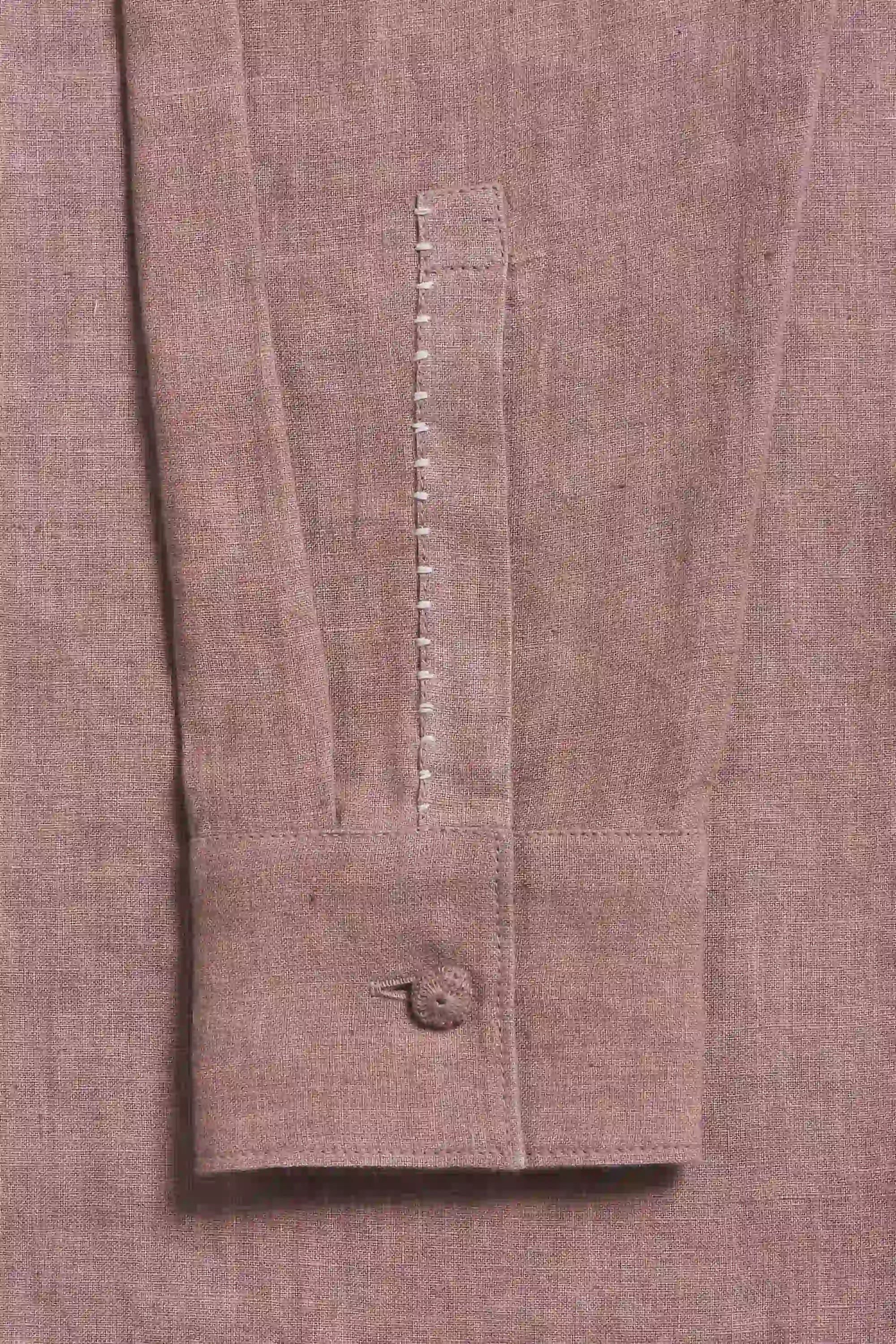 Fabric close-up with sleeve and hand detailing