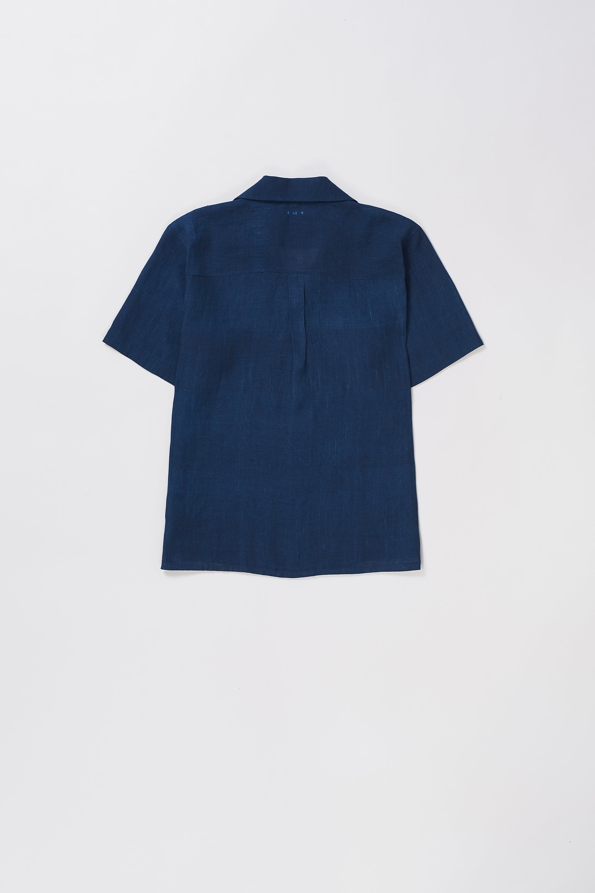 INDIGO CAMP COLLAR SHIRT