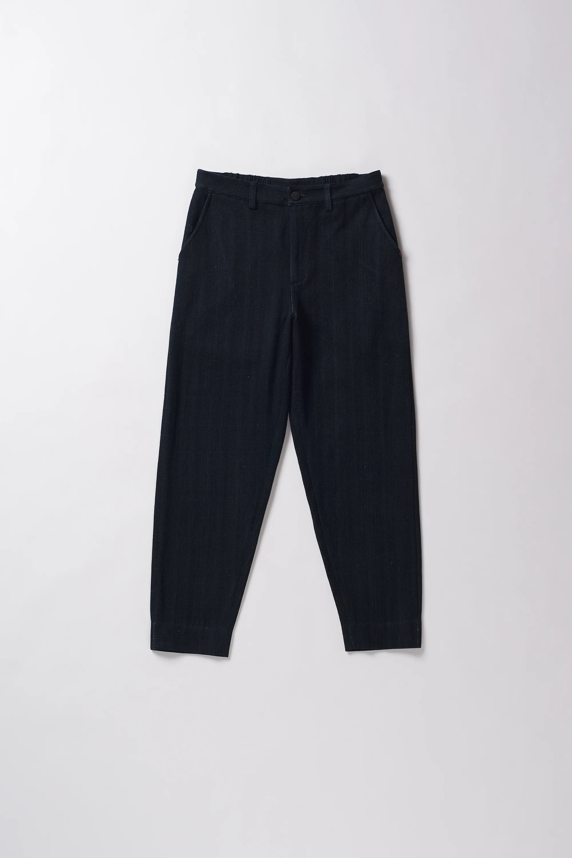Midnight Indigo Tapered Denim Trousers
