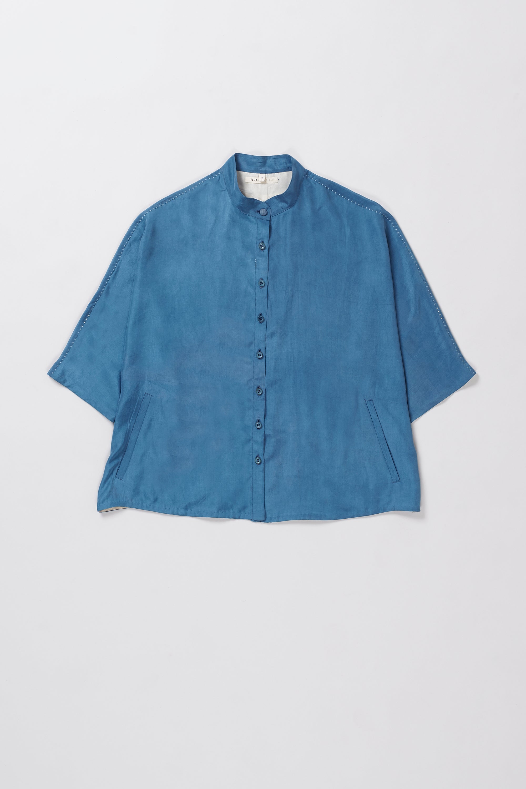 BAND COLLAR SHIRT