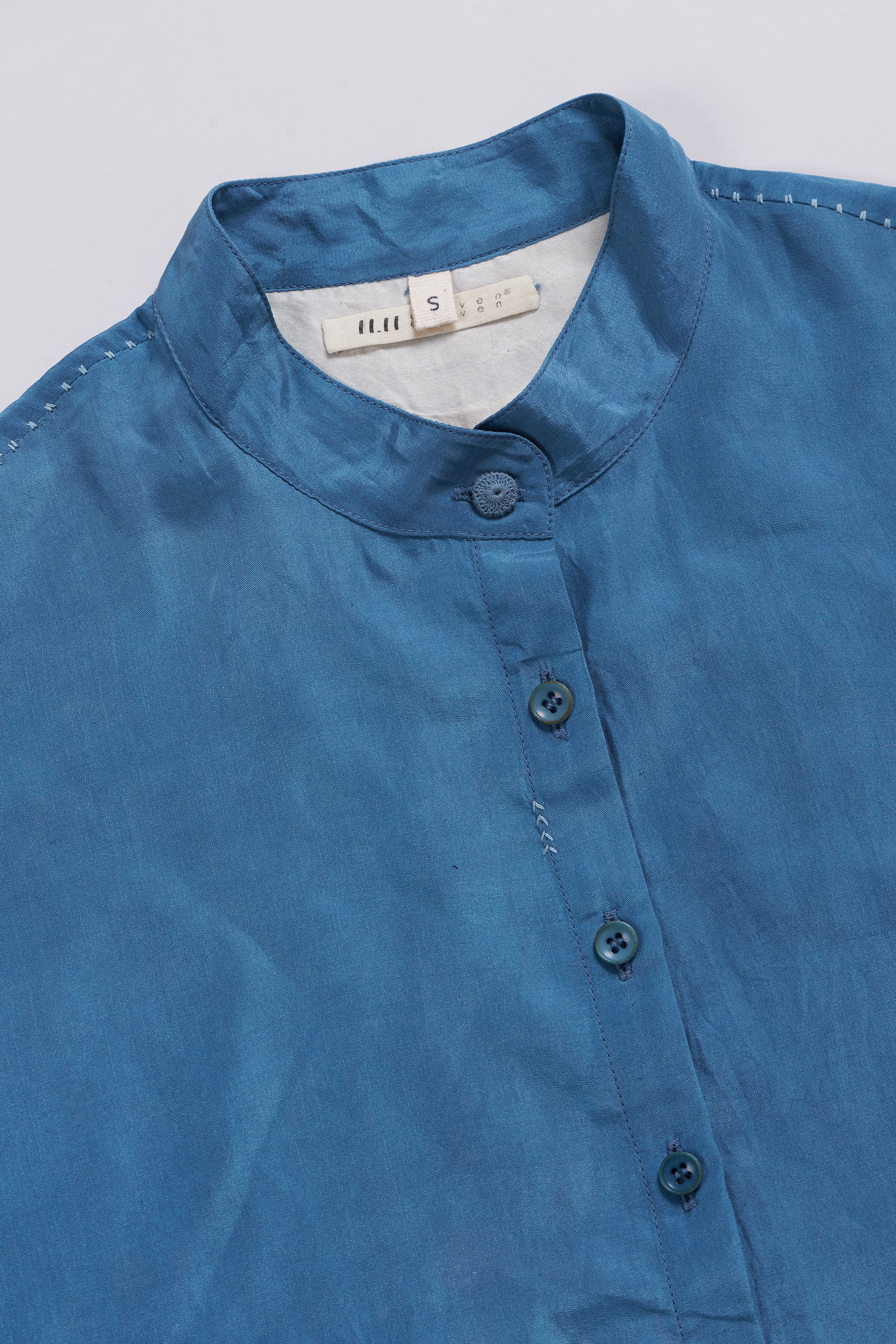 BAND COLLAR SHIRT