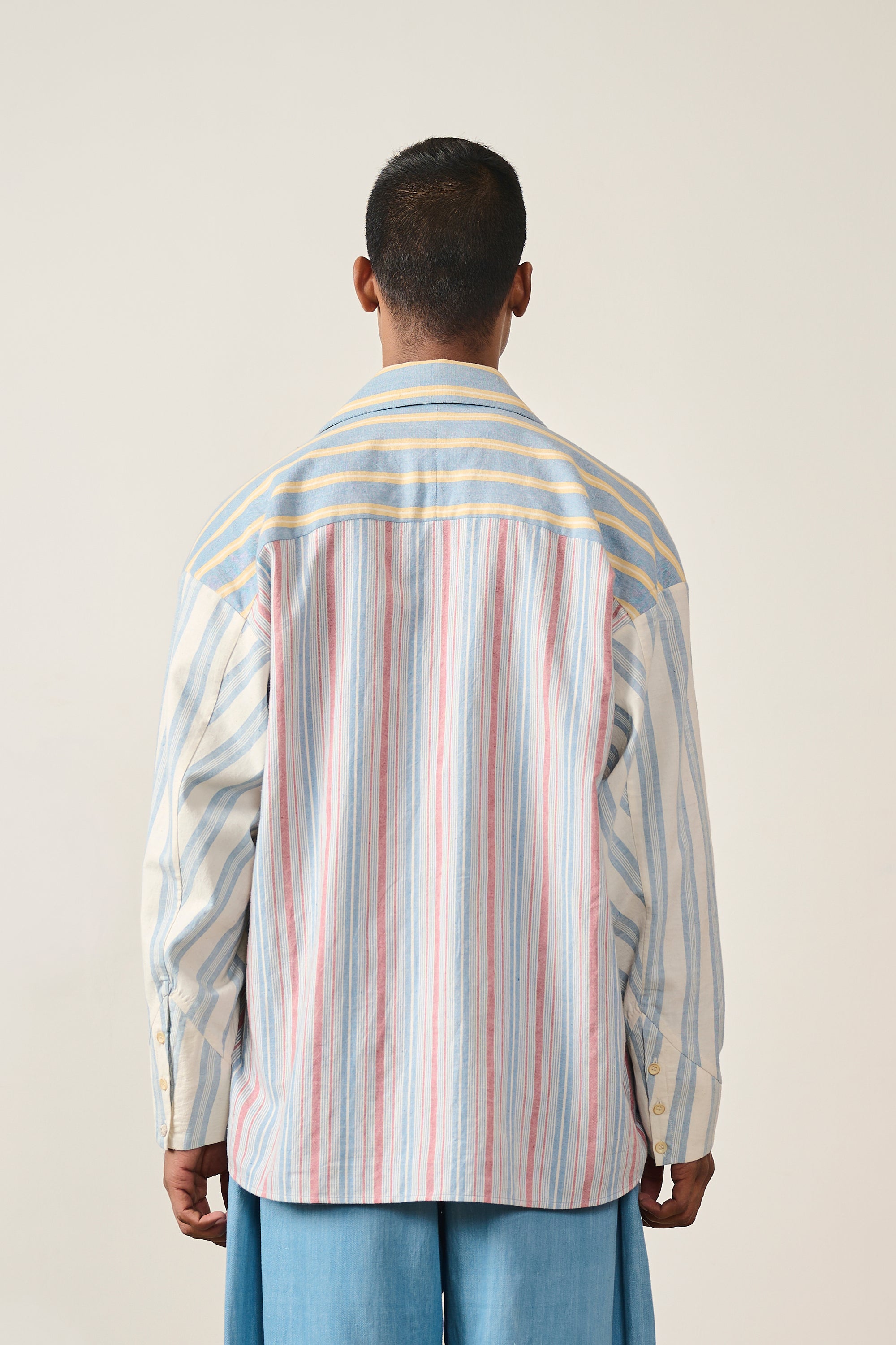 MULTI-COLOUR YARN DYED STATEMENT SHIRT