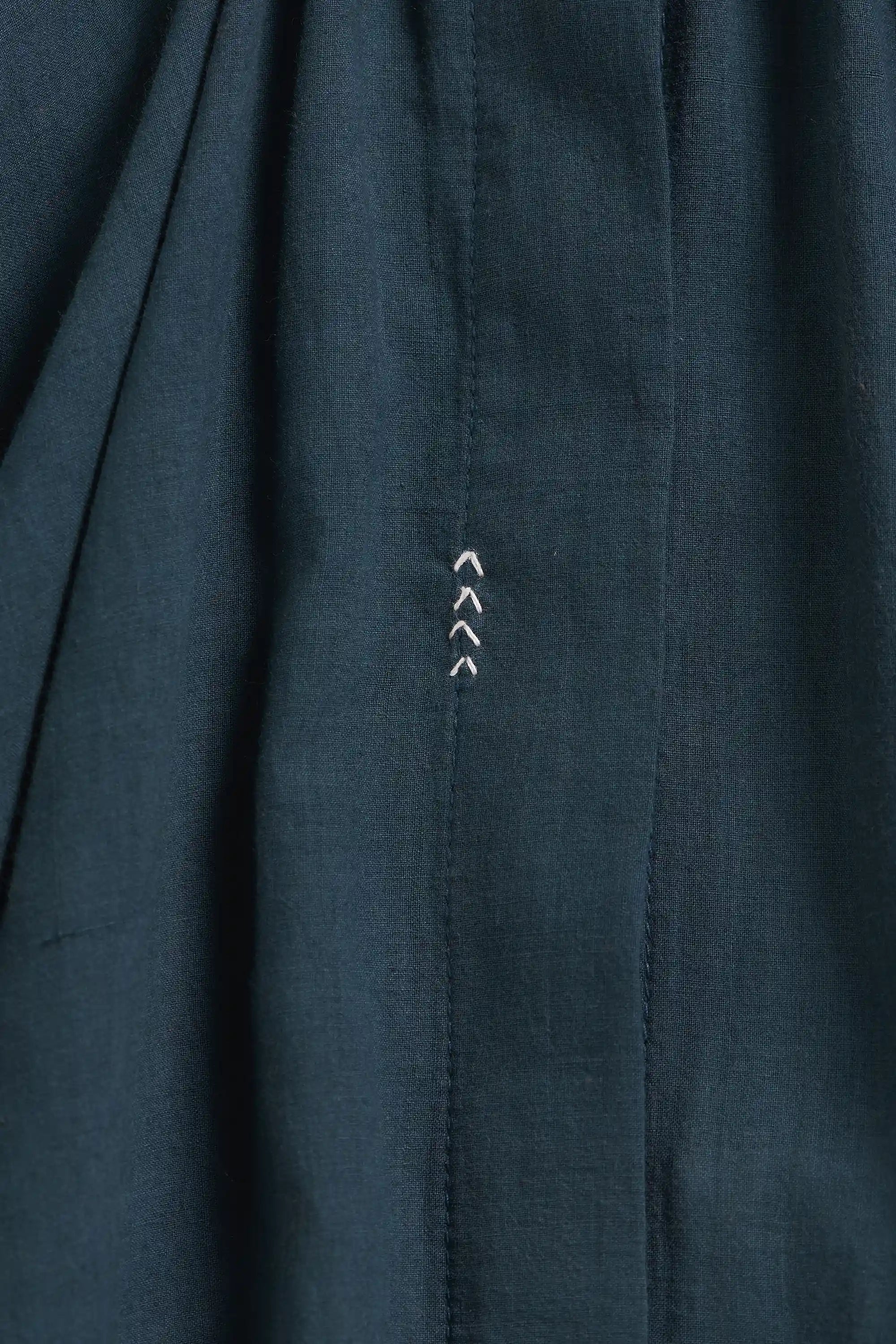 Mul Cotton Dress in Black Indigo