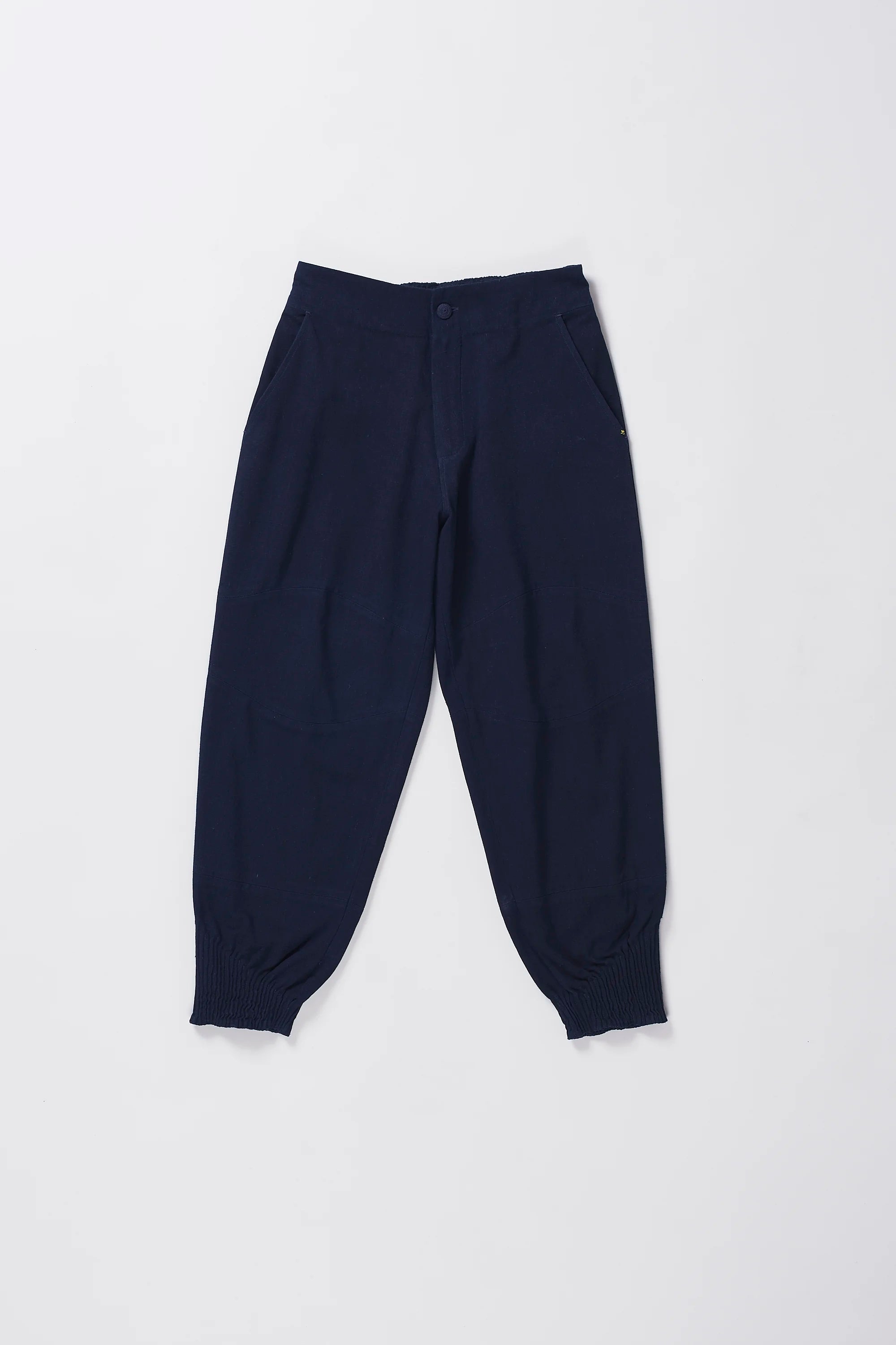INDIGO WOVEN JOGGERS