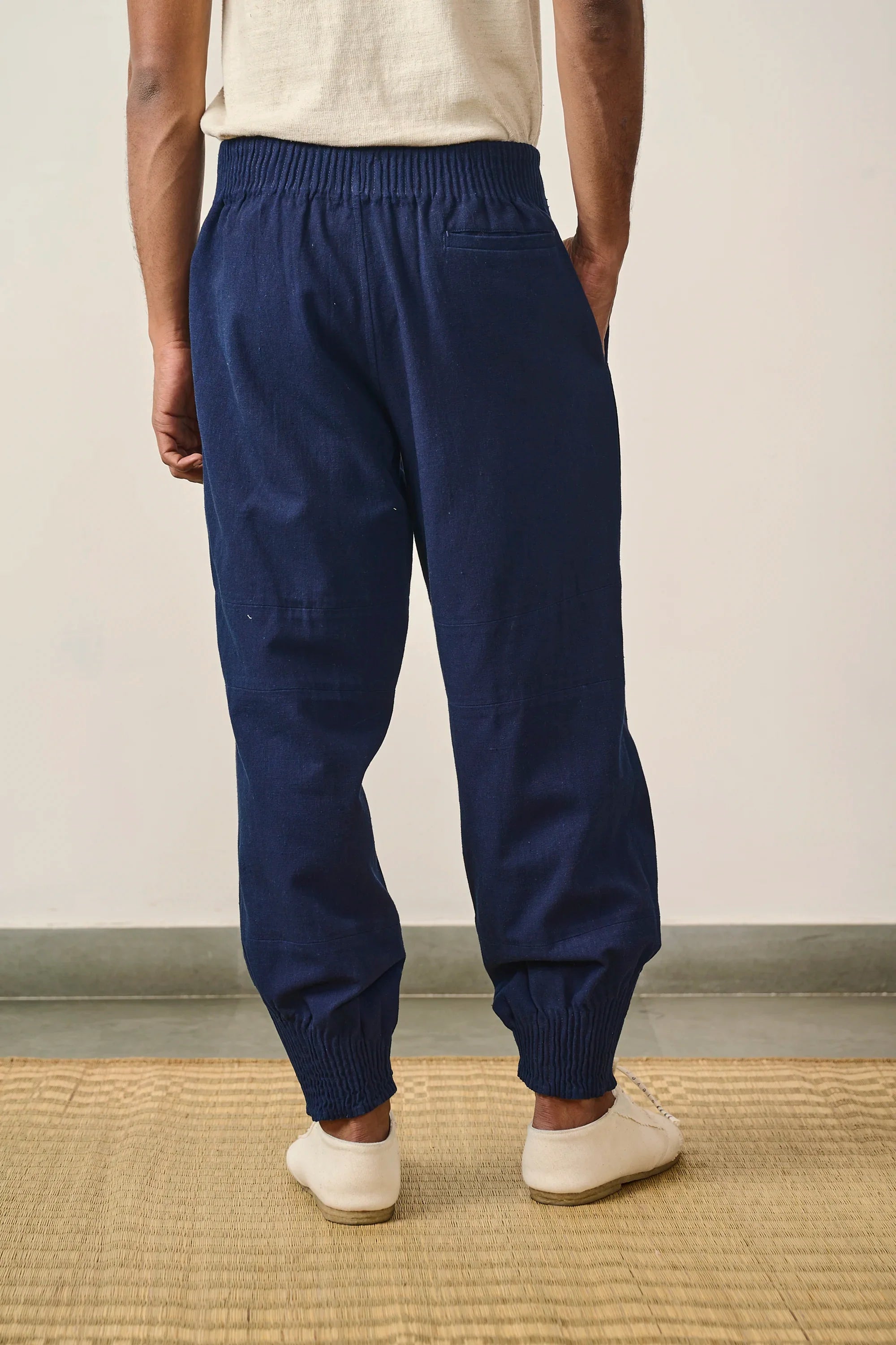 Indigo Woven Joggers