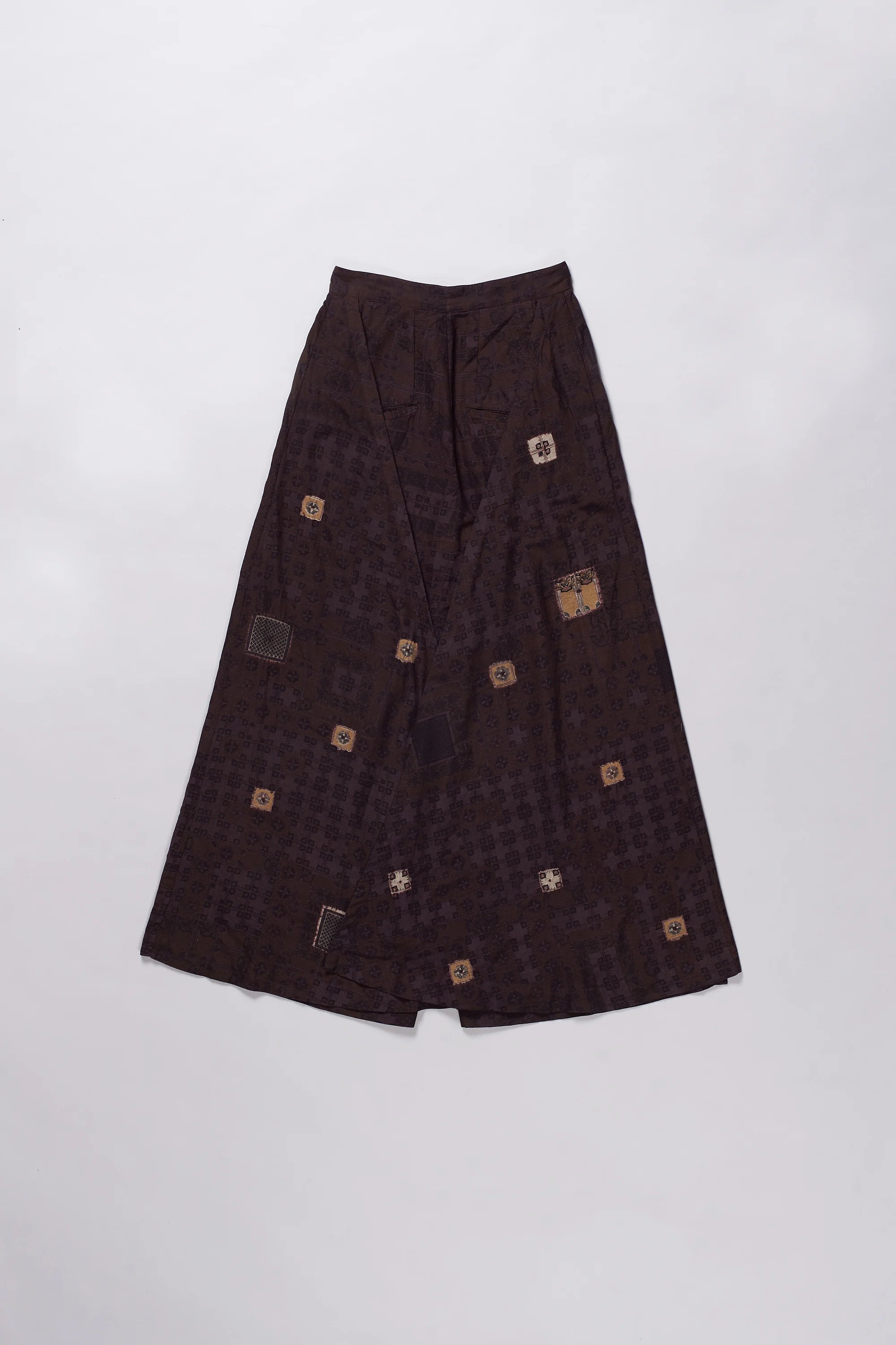 Chettinad Inspired Flared Shibori 
 Trousers