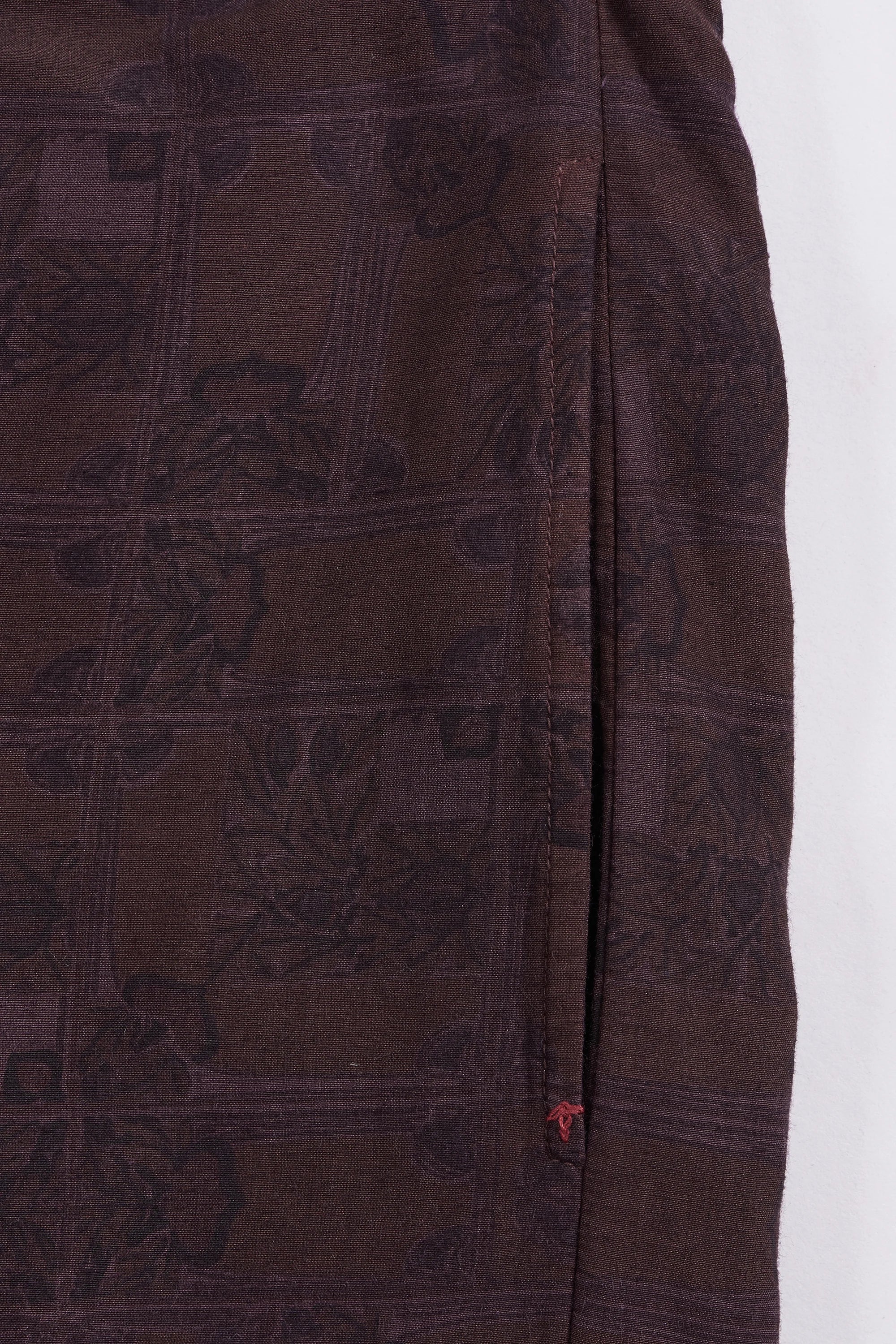 Chettinad Inspired Flared Shibori 
 Trousers