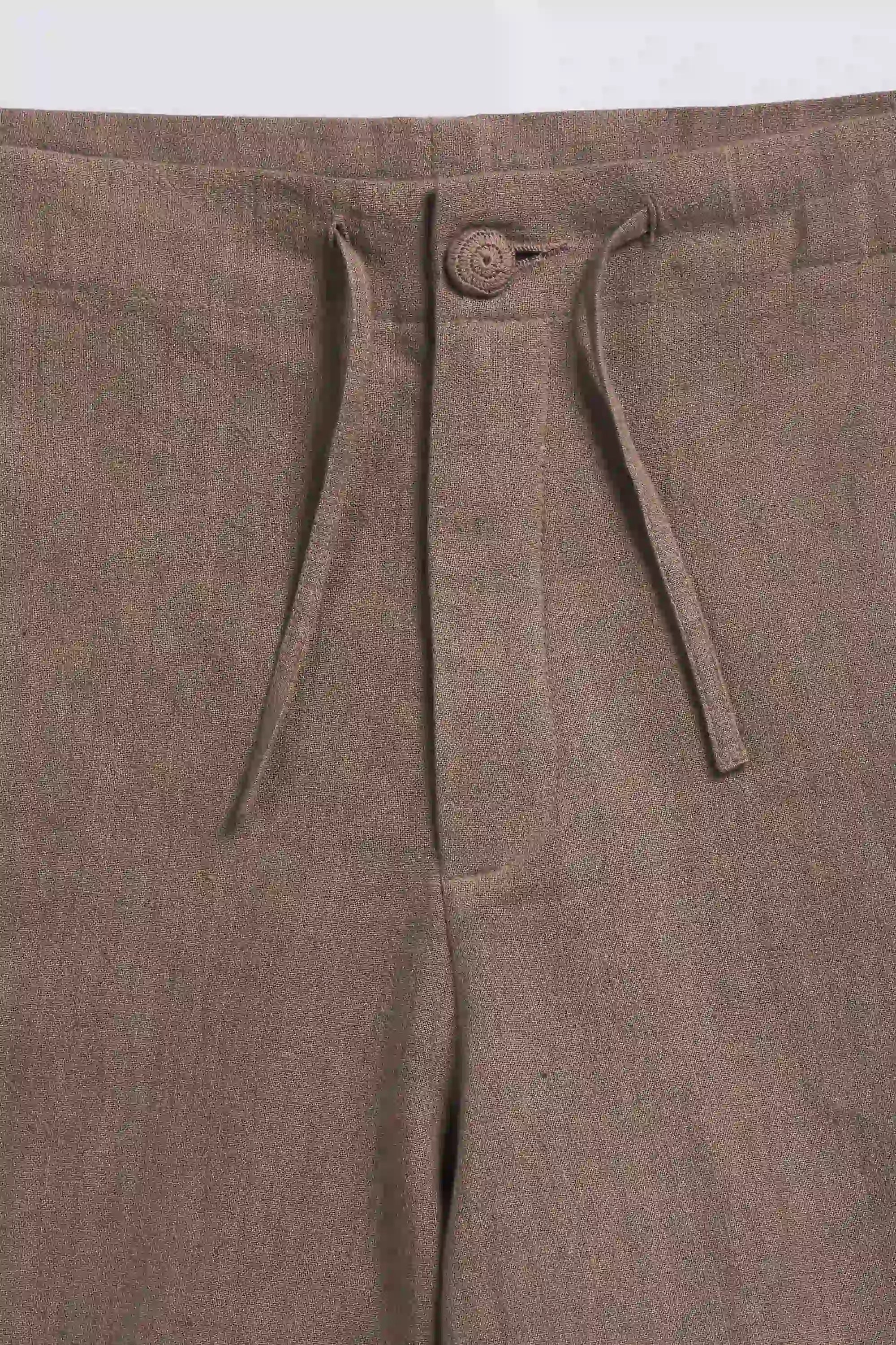 Fabric close-up with button