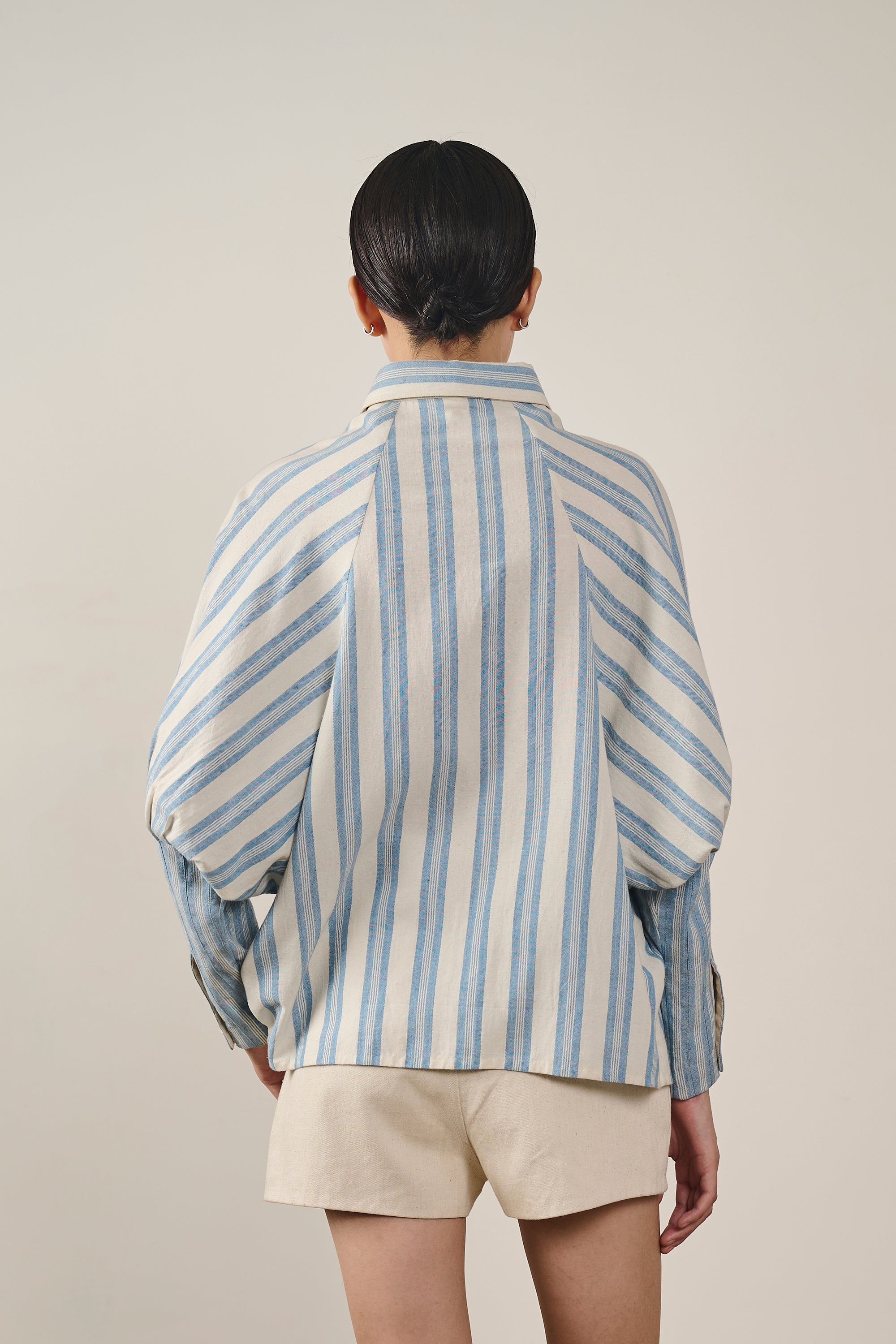 STRIPED RAGLAN SLEEVE SHIRT